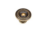 Manzoni Beaded Round Cabinet Knob
