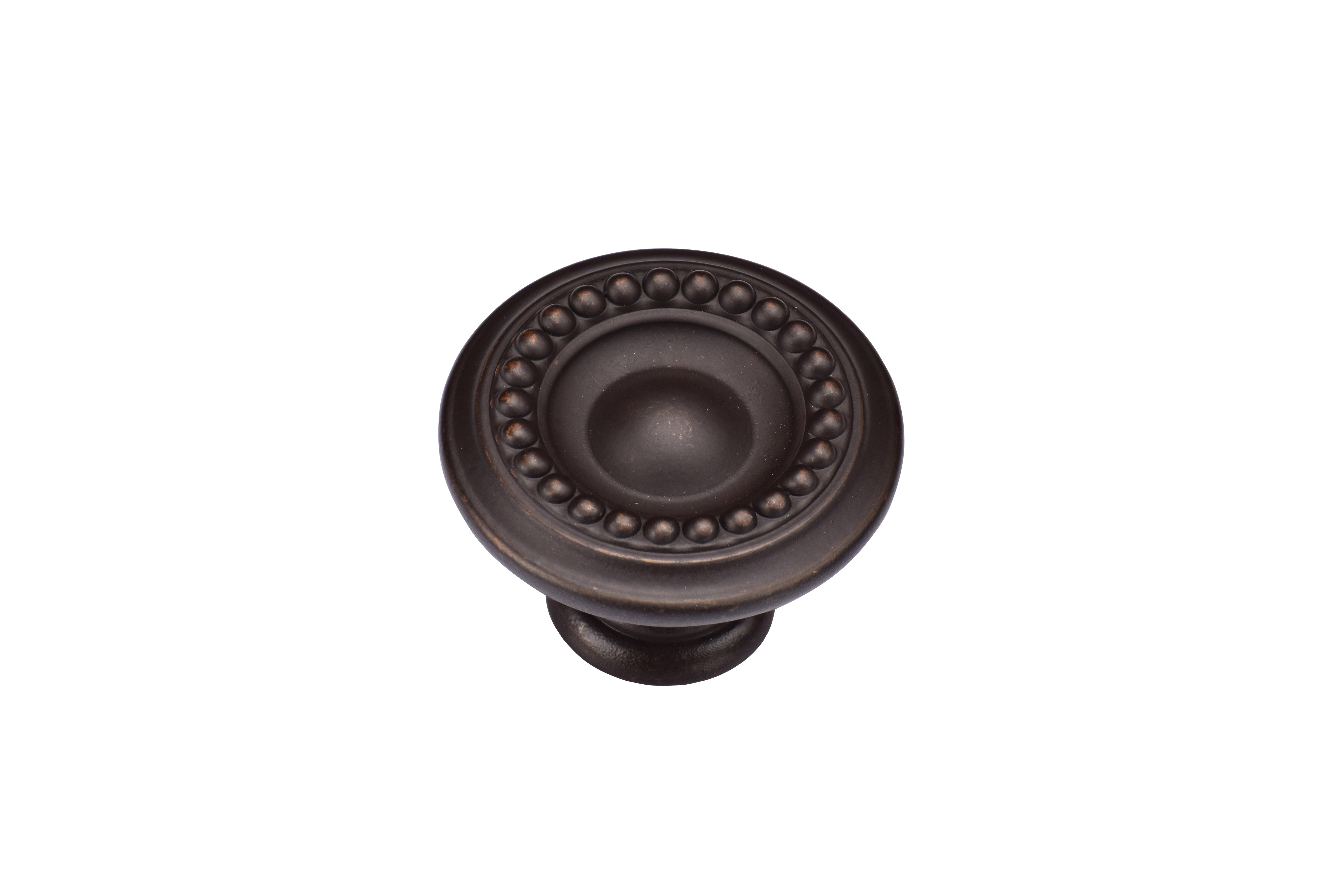Manzoni Beaded Round Cabinet Knob