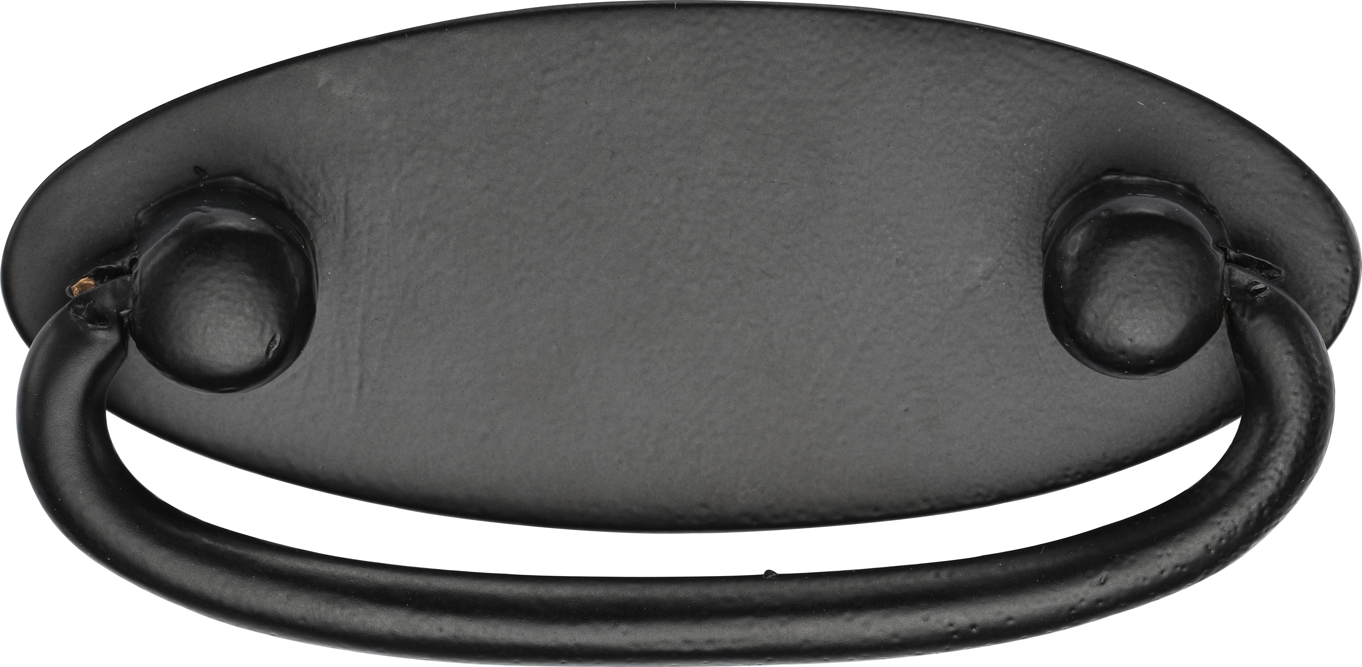 Ashley Norton Bronze Drop Pull on Oval plate