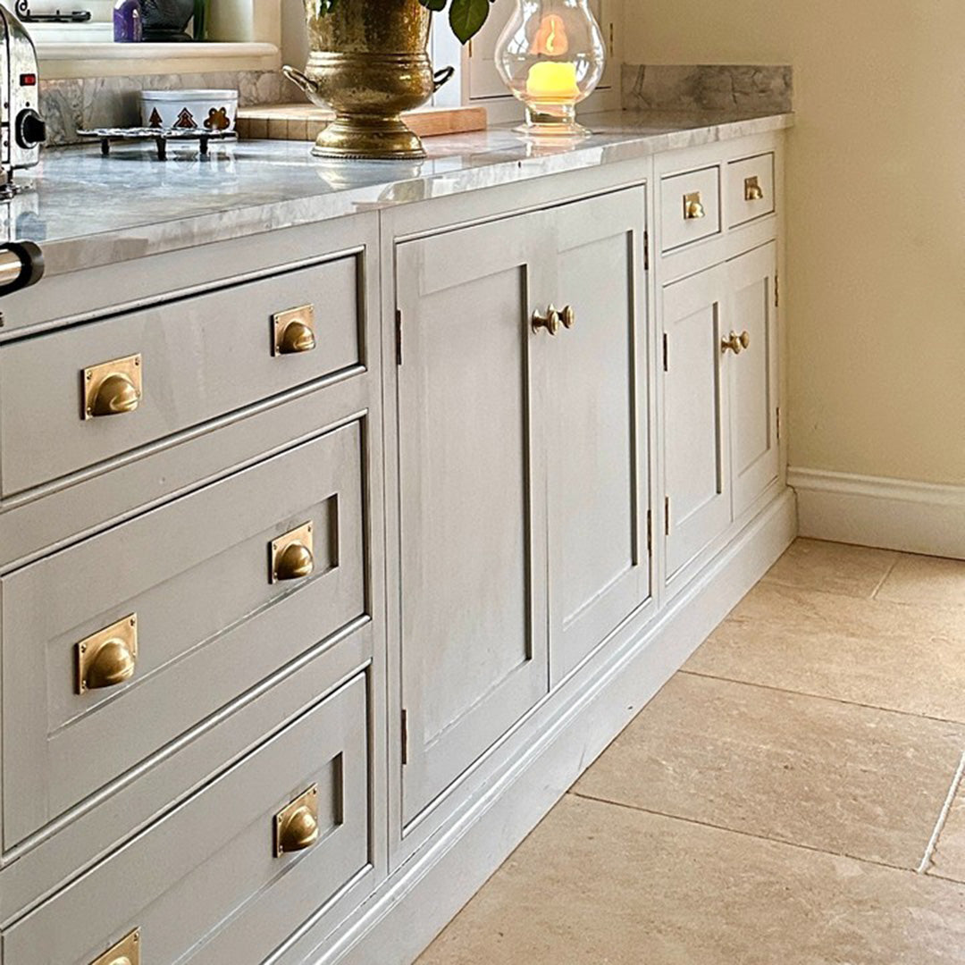 Croft Cast Drawer Pull Cup Pulls