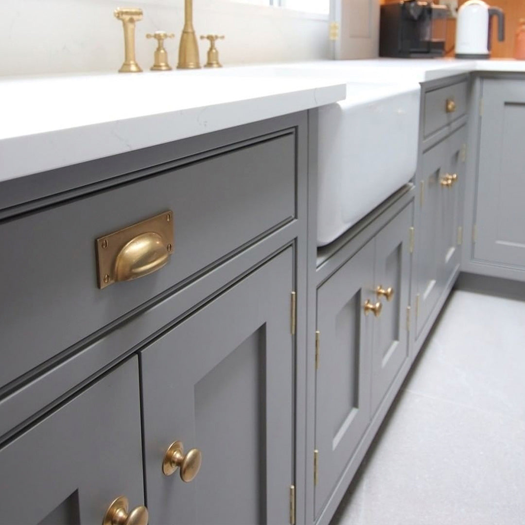 Croft Cast Drawer Pull Cup Pulls