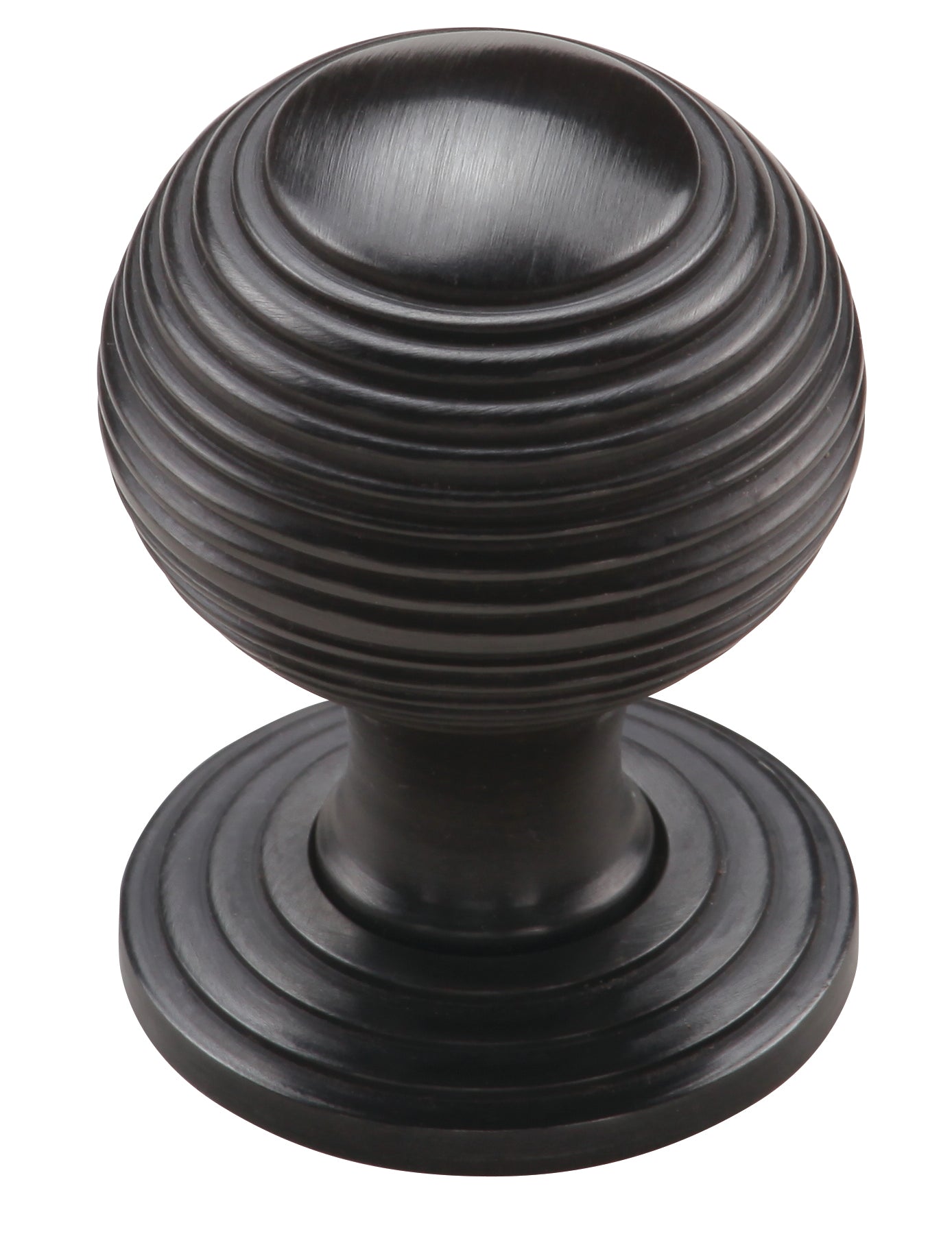 Ashley Norton Reeded Cabinet Knob on Rose