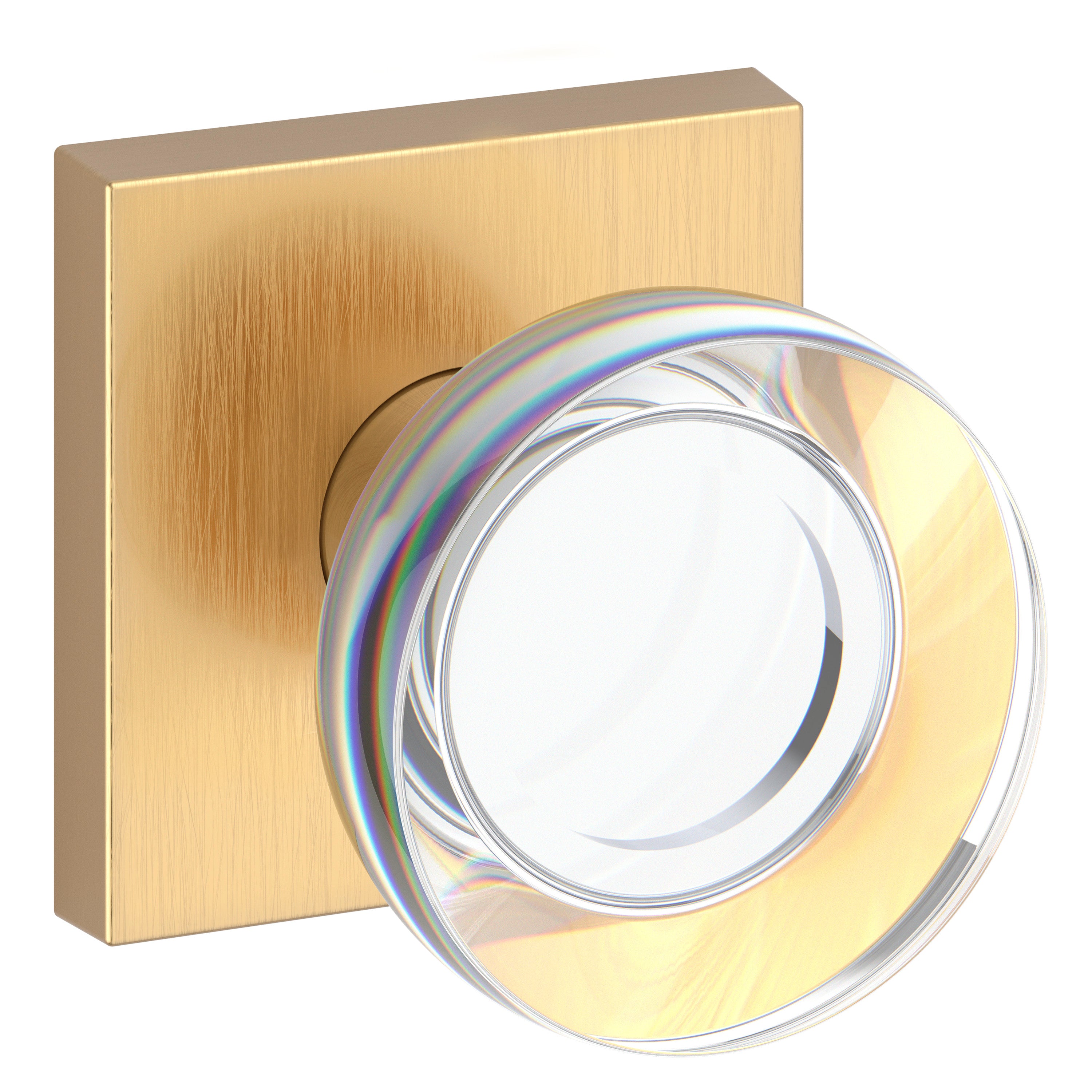 Baldwin Reserve Contemporary Crystal Passage Knob Set