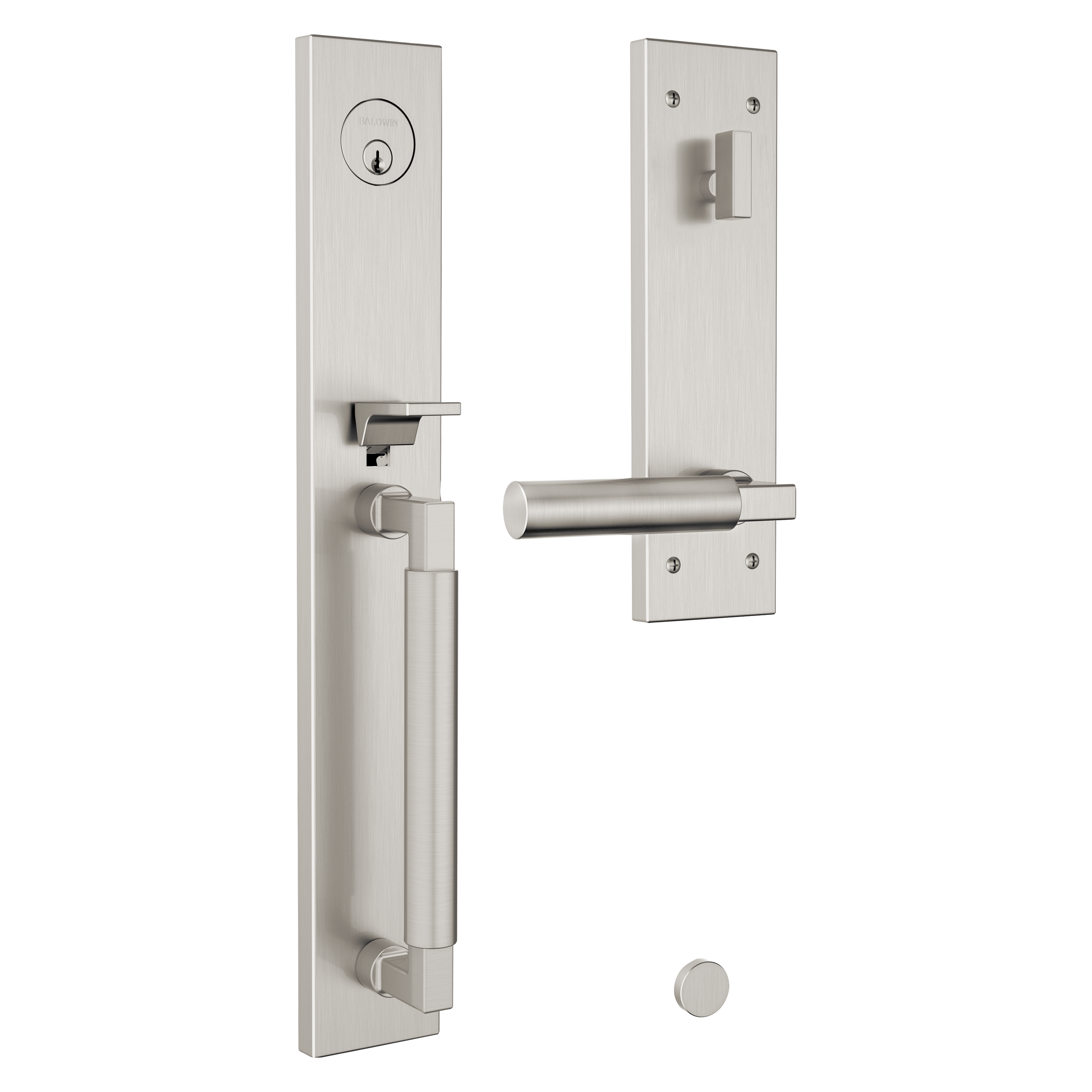 Baldwin Gramercy Egress Entrance Handleset with L029 Lever