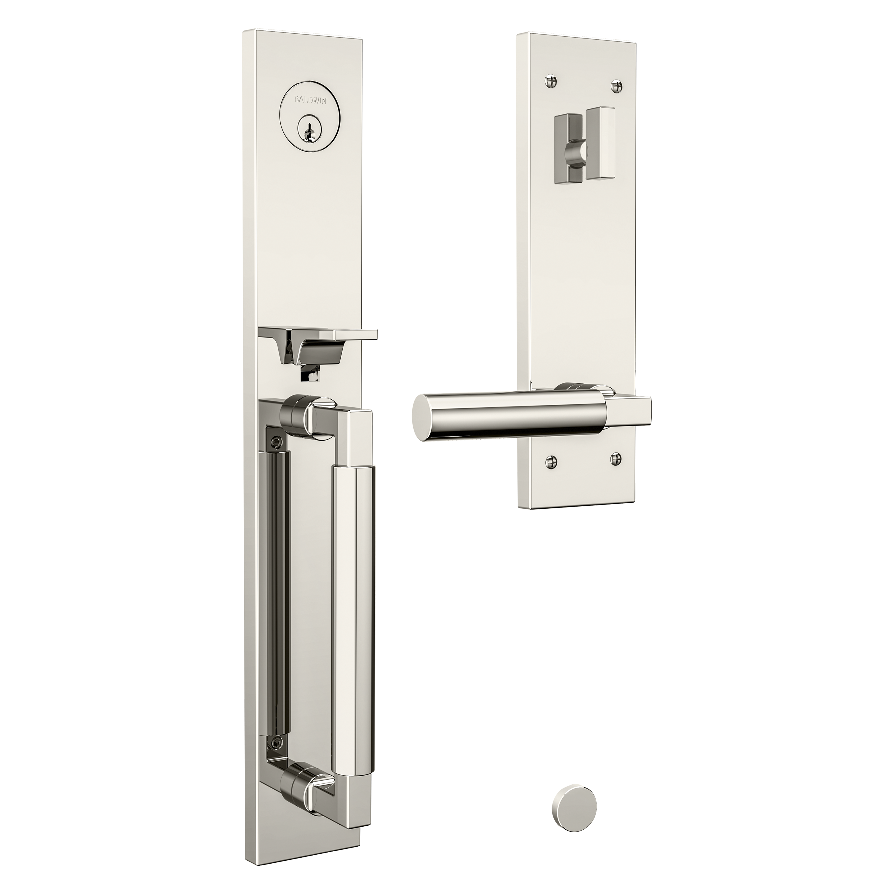 Baldwin Gramercy Egress Entrance Handleset with L029 Lever