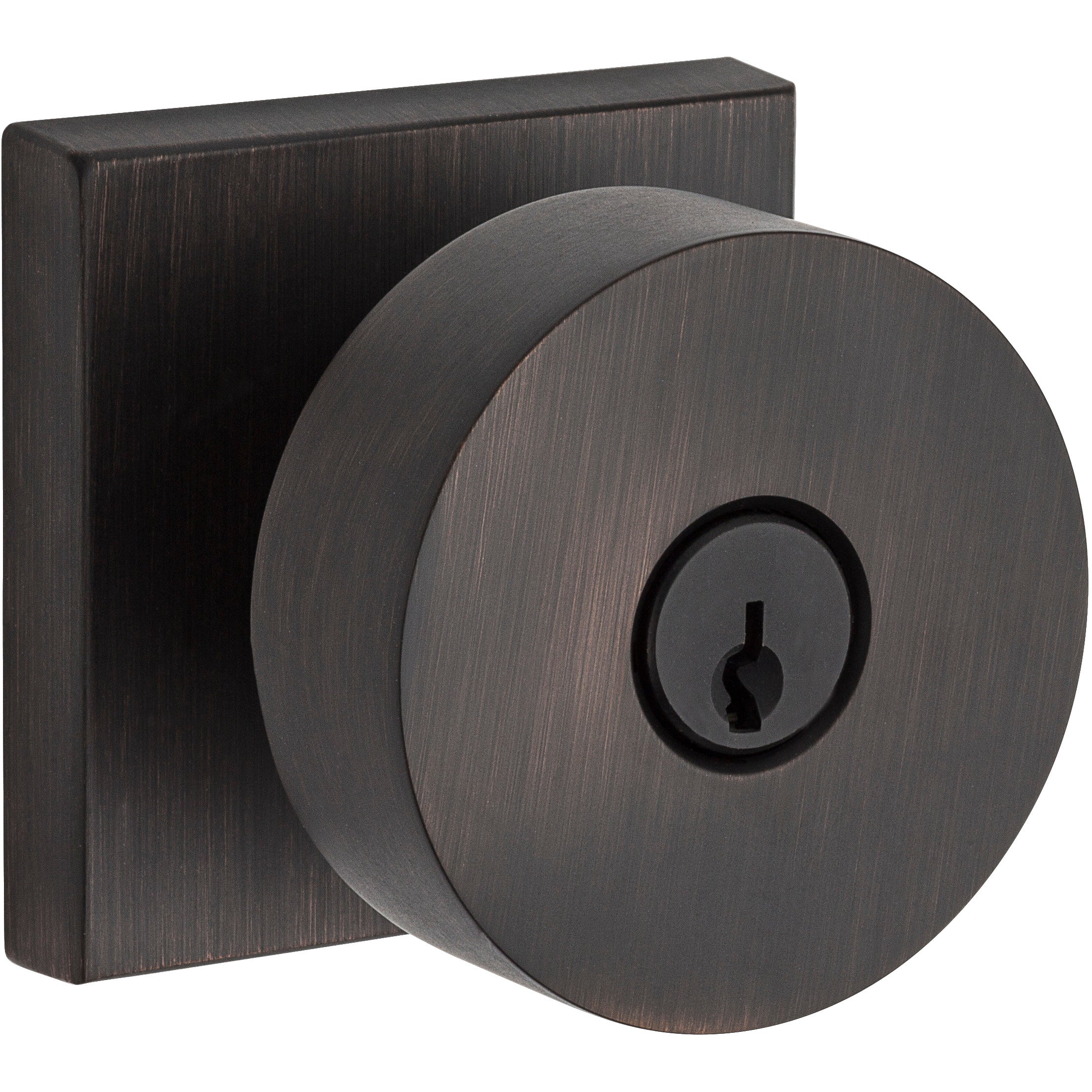 Baldwin Reserve Keyed Contemporary Knob Set