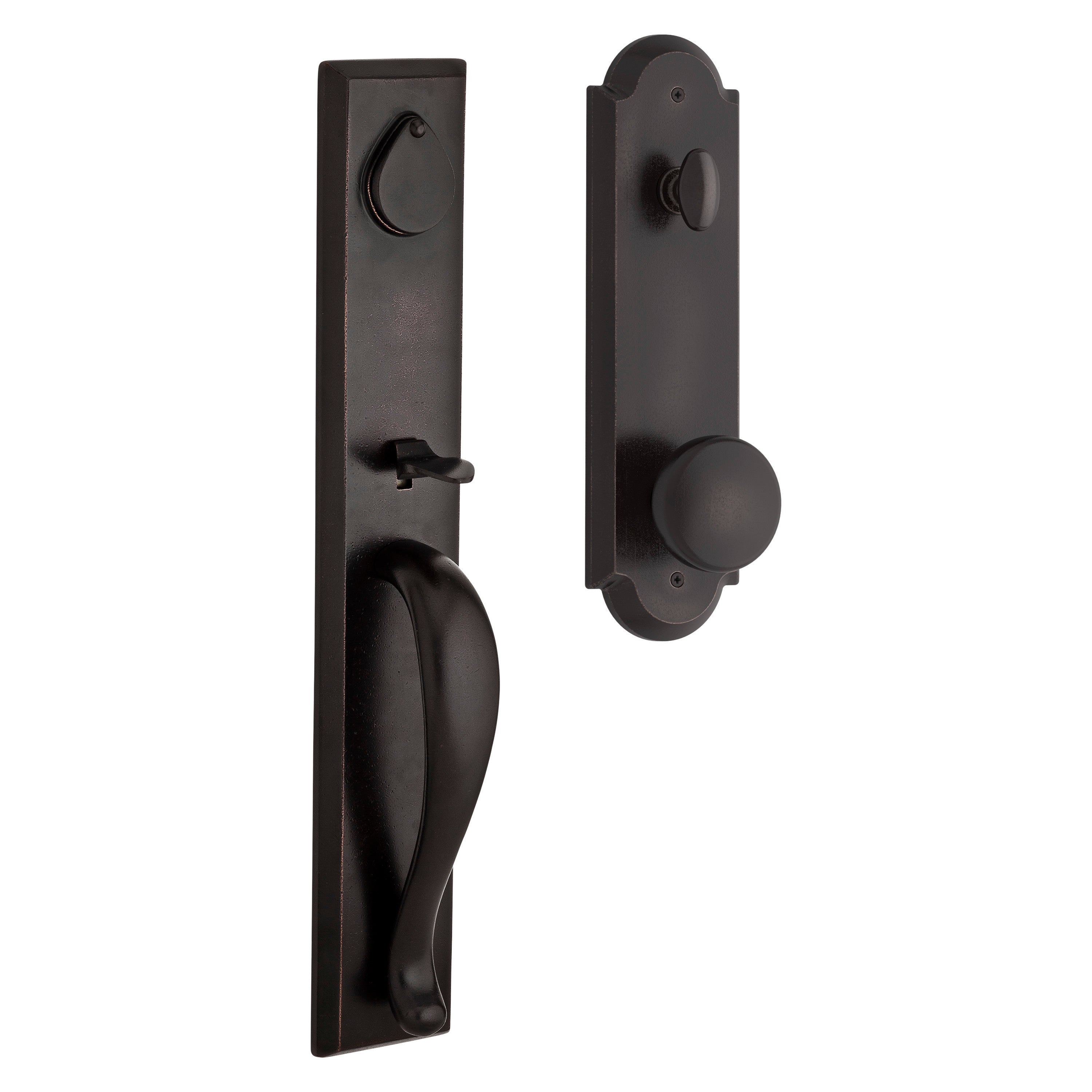 Baldwin Reserve Longview Handleset With Rustic Knob