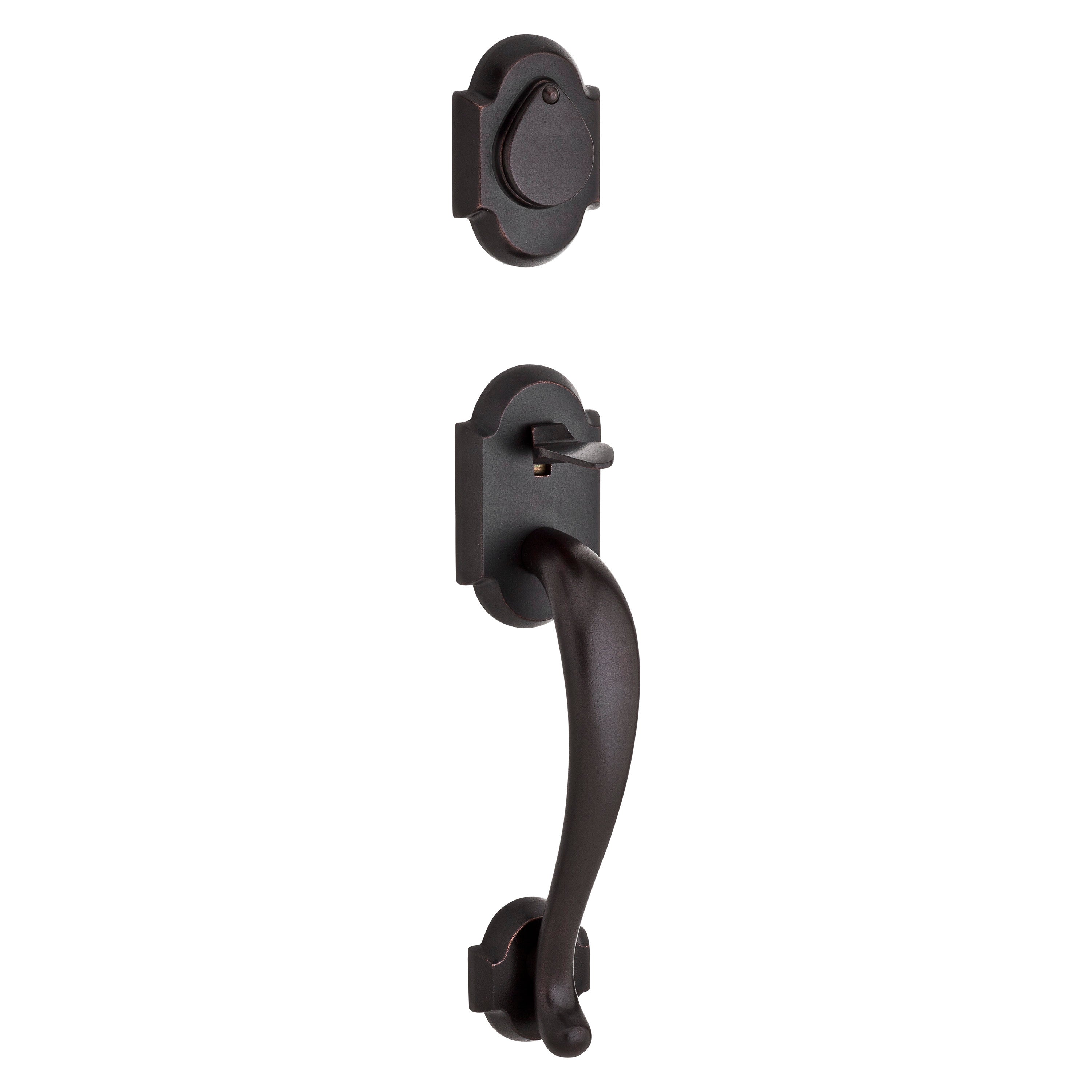 Baldwin Reserve Adirondack Single Cylinder Handleset With Arch Lever