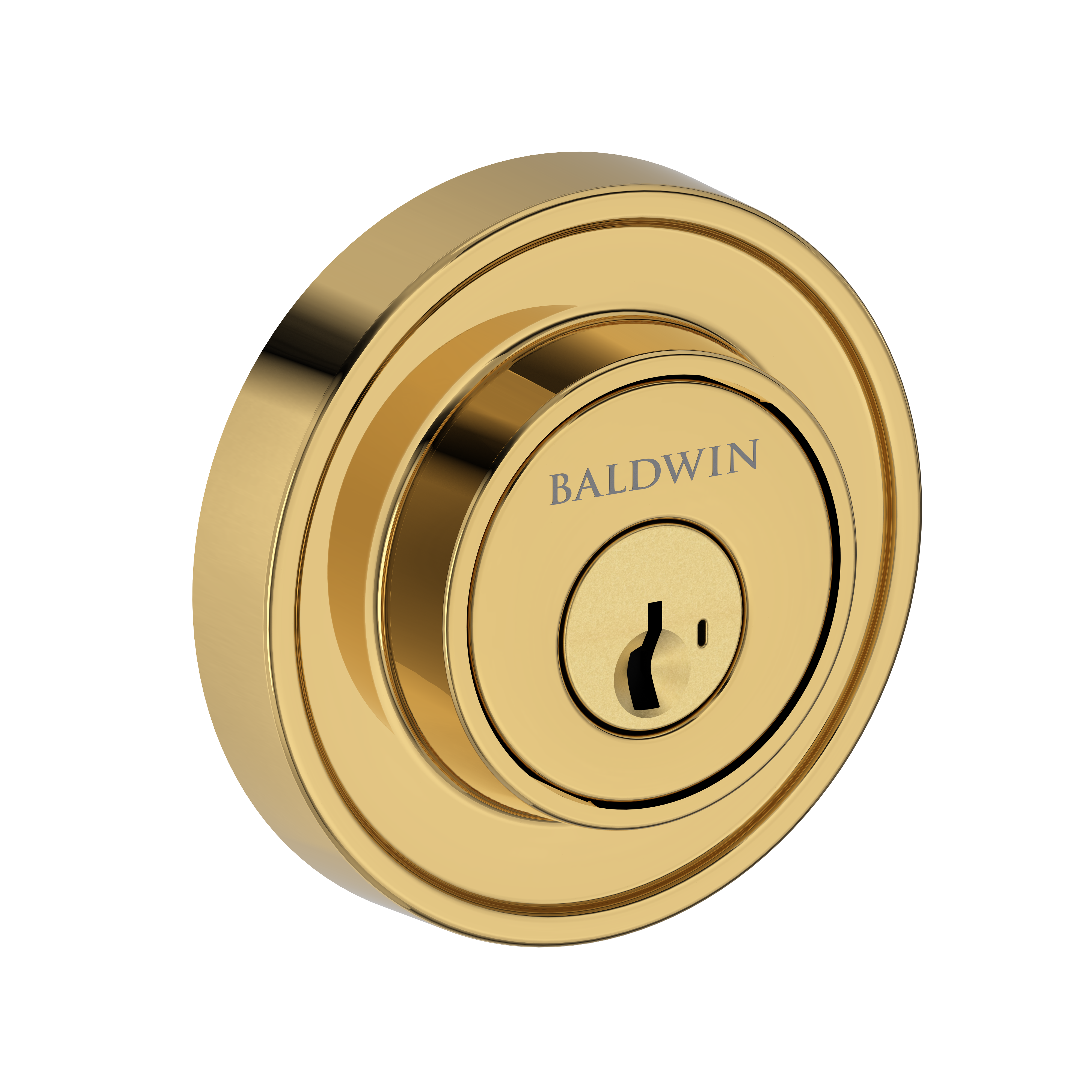 Baldwin Recessed Round Single Cylinder Deadbolt
