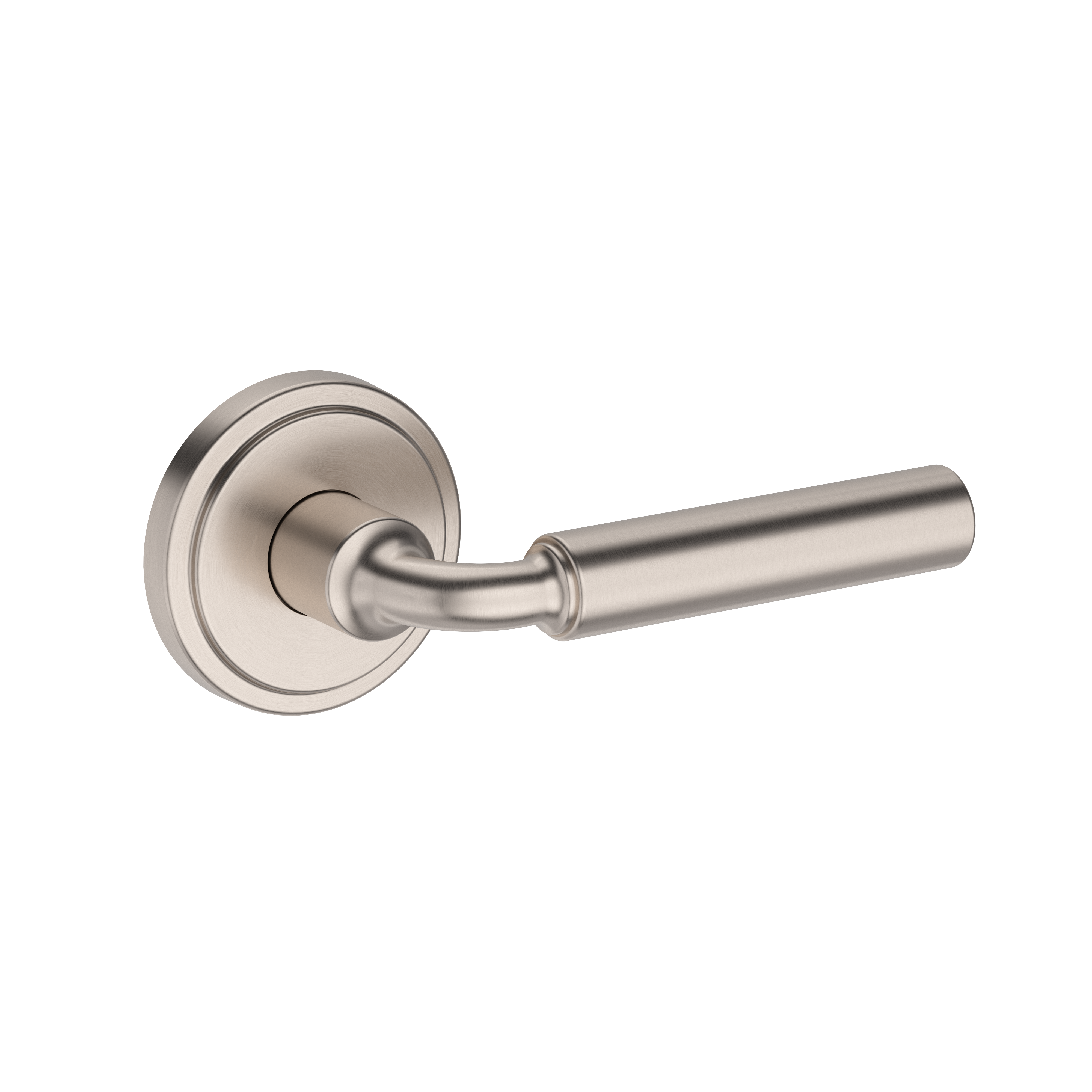 Baldwin La Conner Lever Set with Stepped Round Rose
