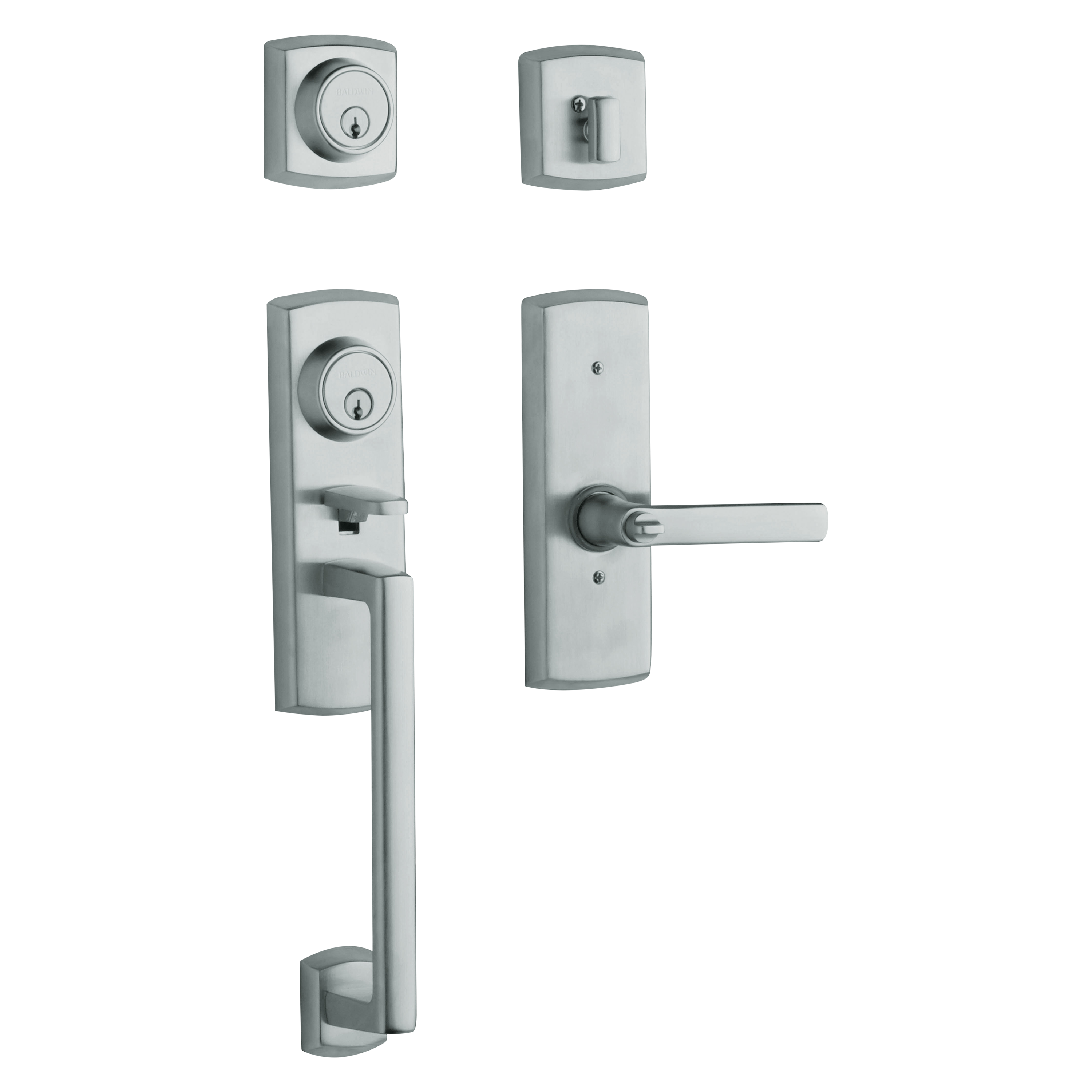 Baldwin Soho 2-Point Handleset with Soho Lever