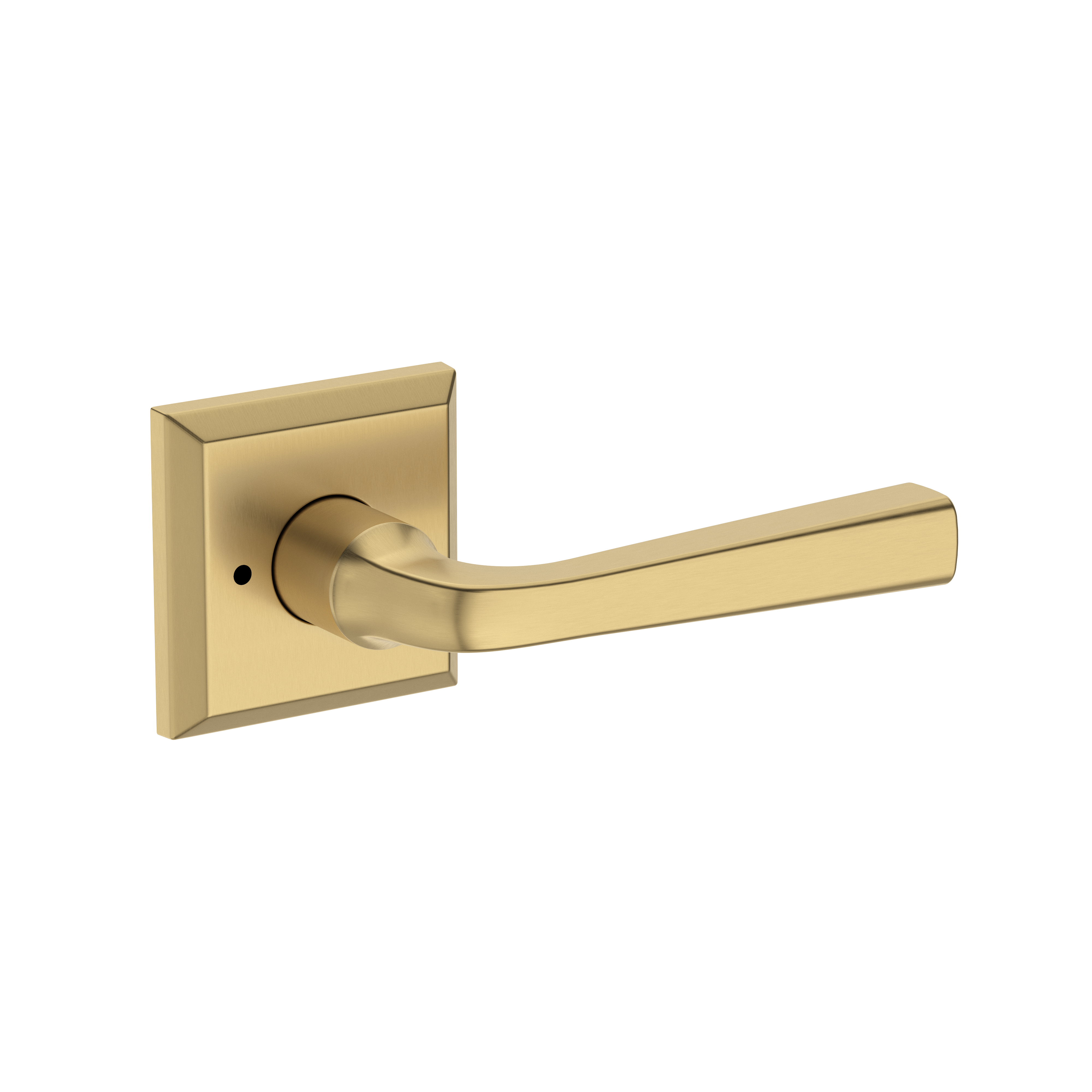 Baldwin Kingvale Lever Set with Traditional Square Rose