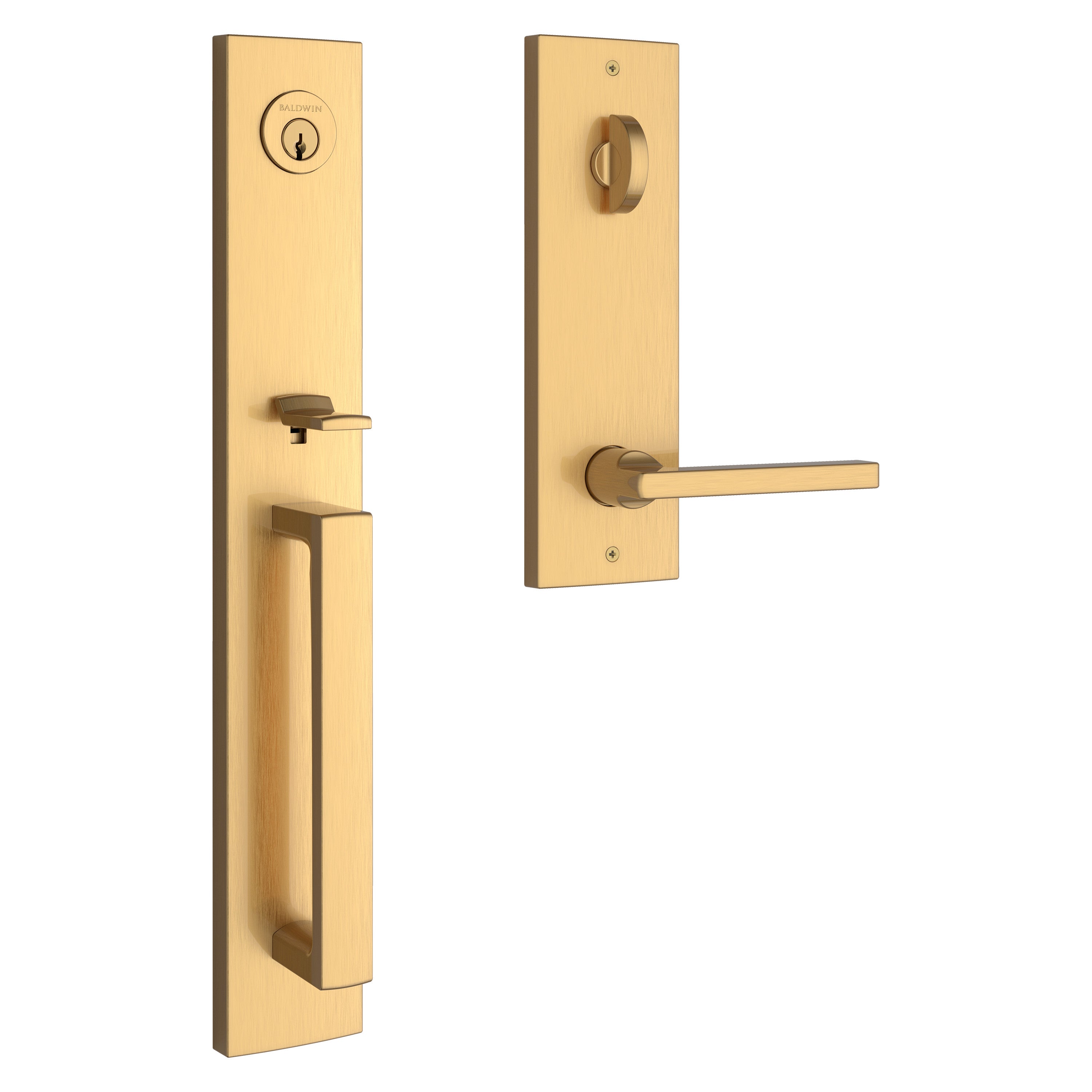 Baldwin Reserve Santa Cruz Handleset With Square Lever