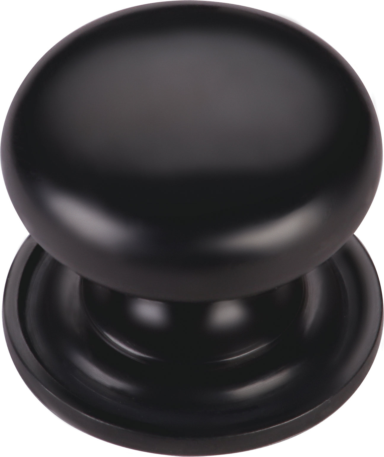 Ashley Norton Round Cabinet Knob on Rose