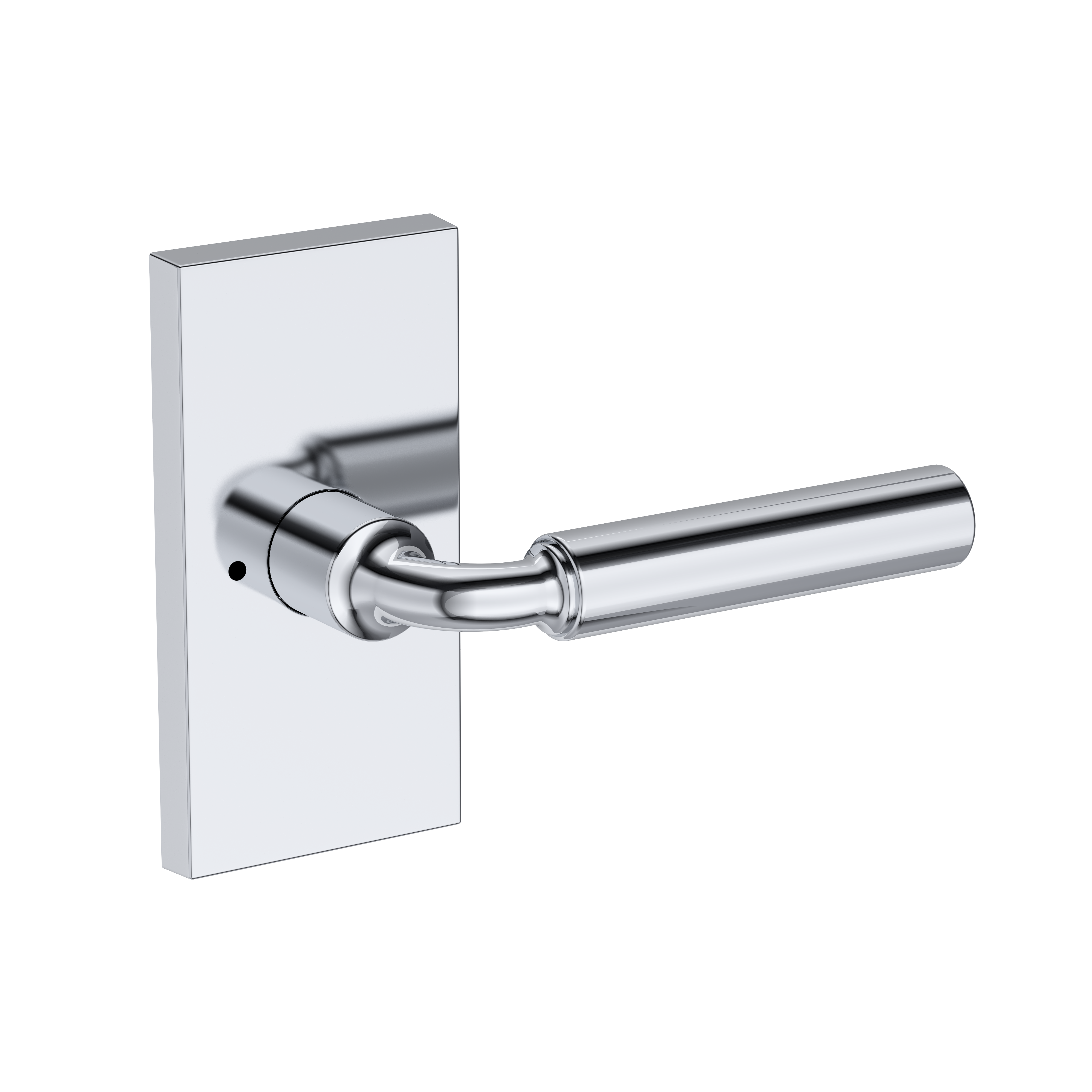 Baldwin La Conner Lever Set with Contemporary 5" Rose