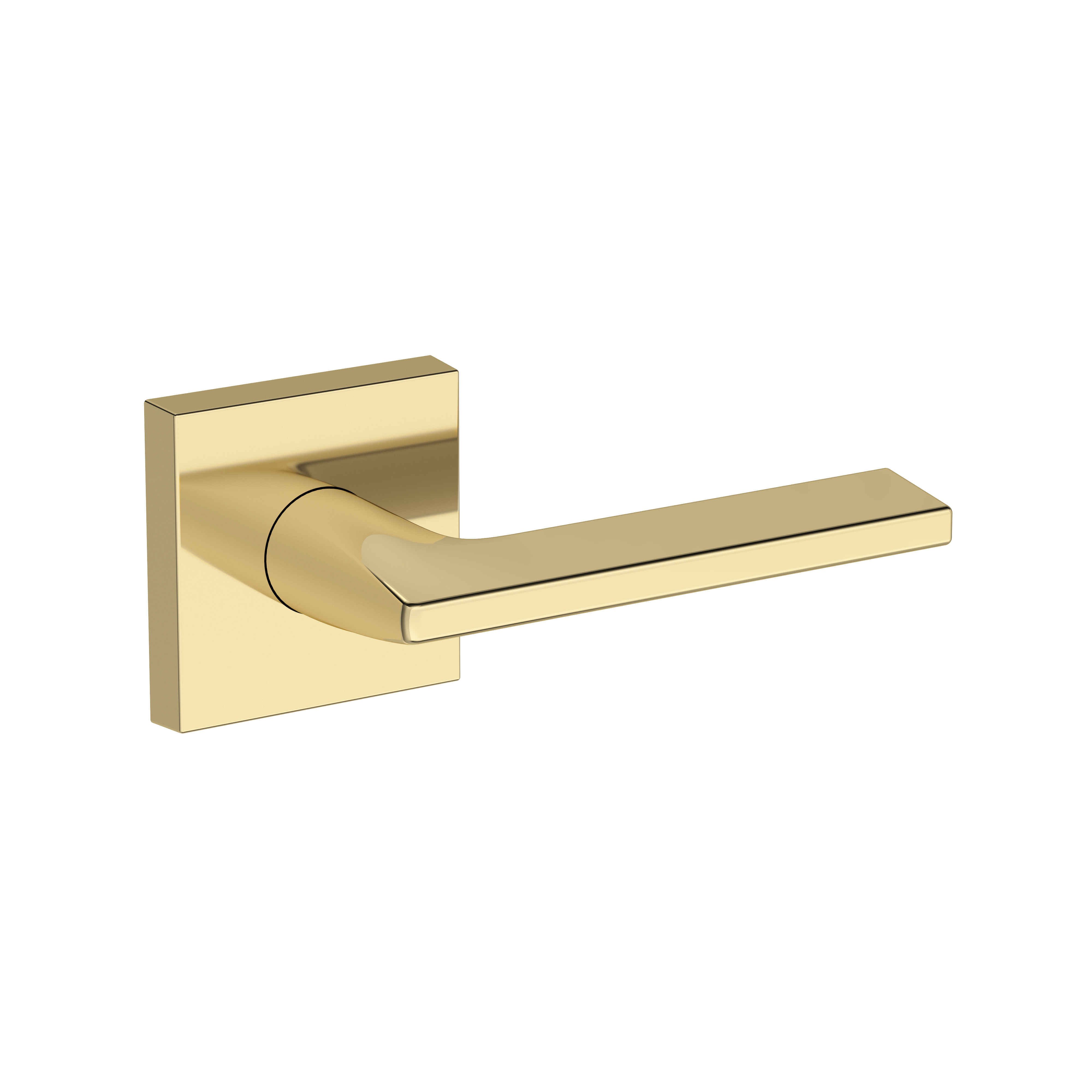 Baldwin Anaheim Hills Lever Set with Contemporary Square Rose