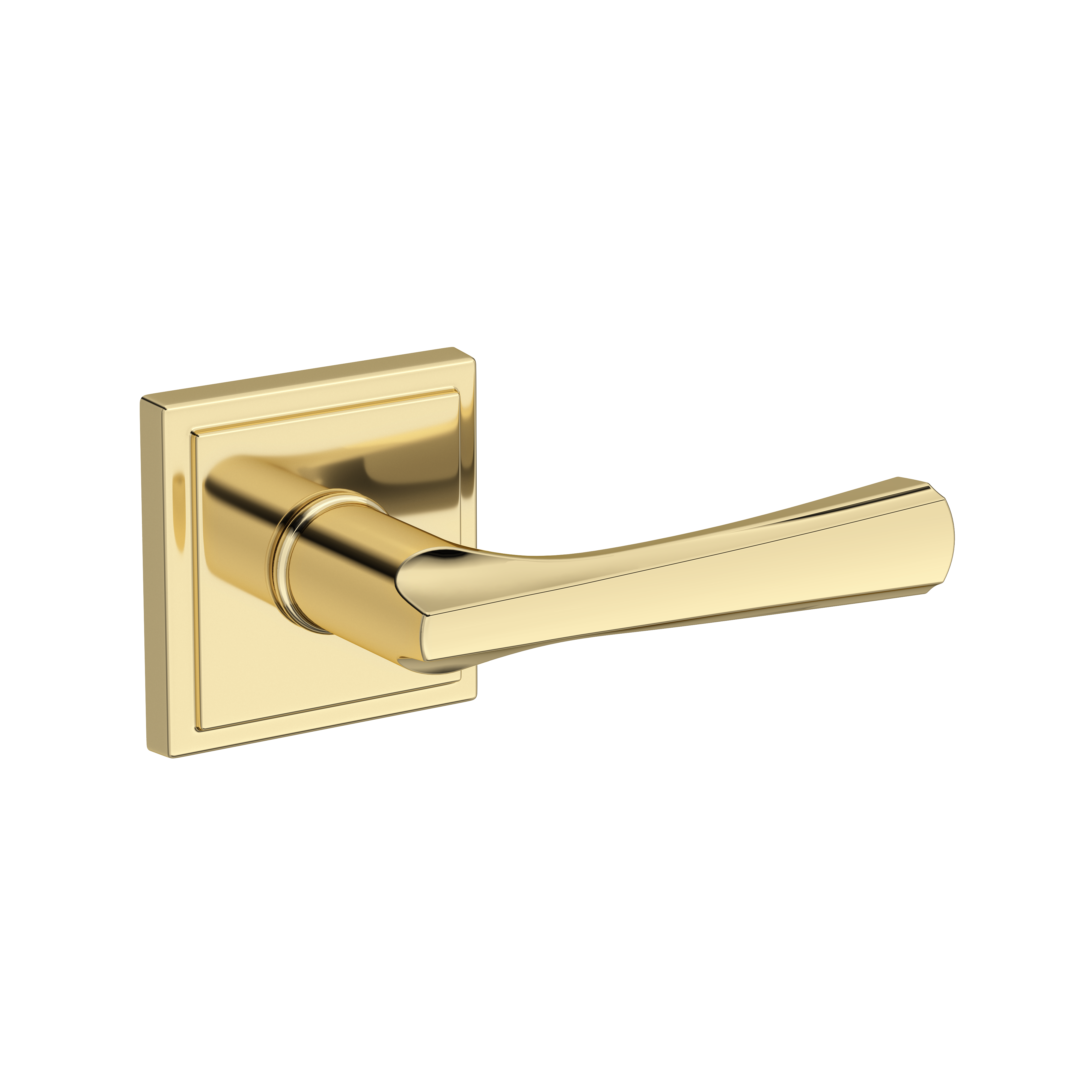 Baldwin Wyndcliff Lever Set with Stepped Square Rose