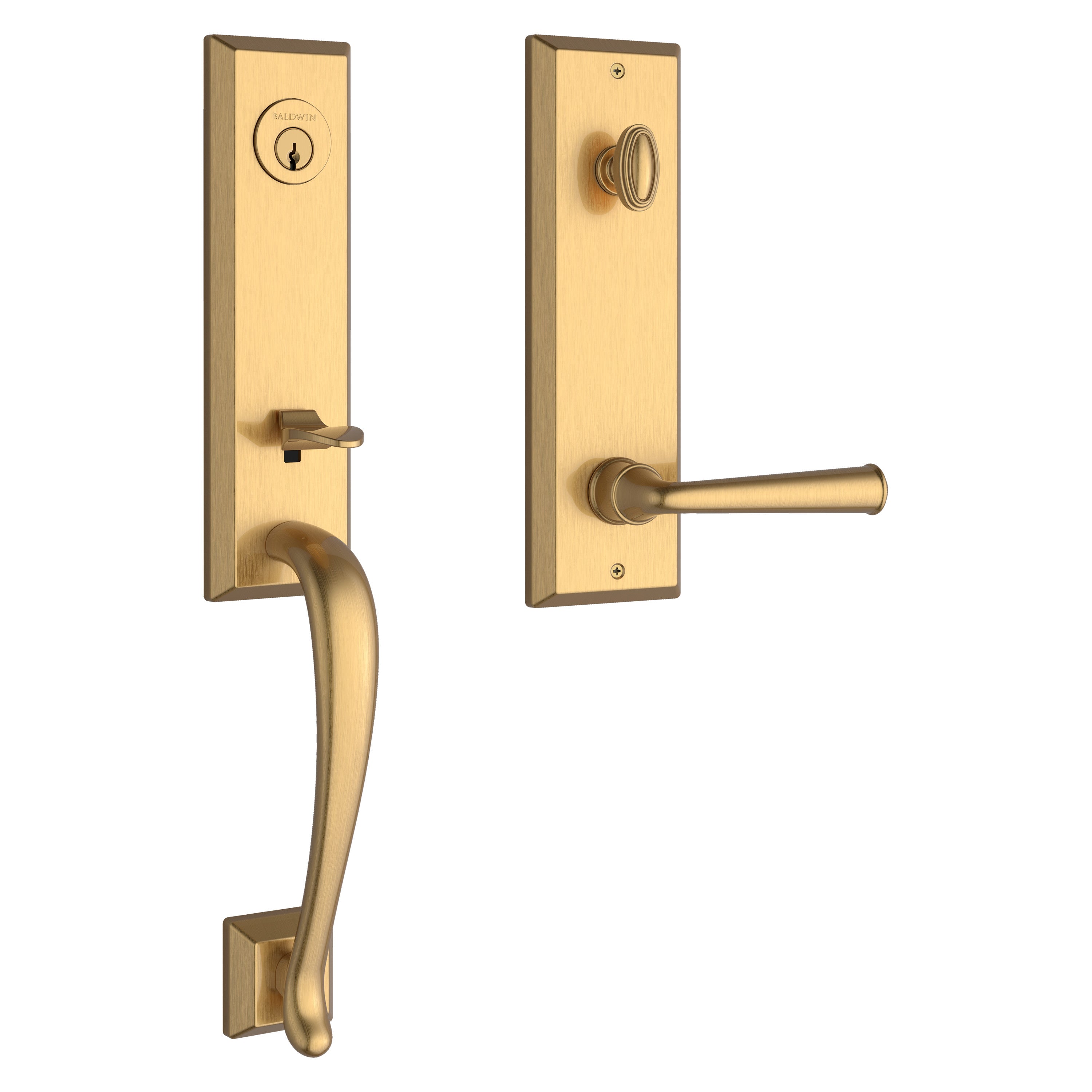 Baldwin Reserve Del Mar Handleset With Federal Lever