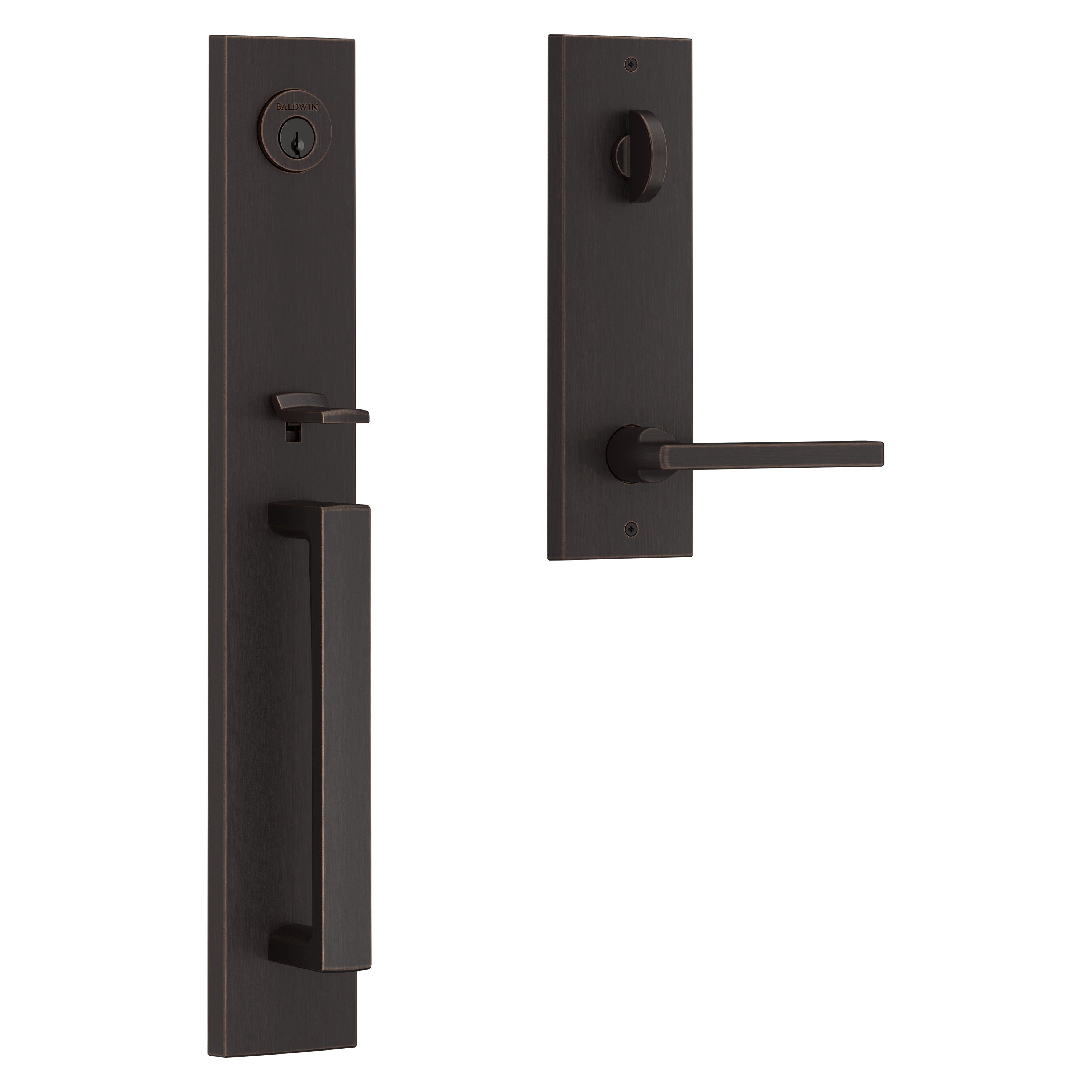 Baldwin Reserve Santa Cruz Handleset With Square Lever