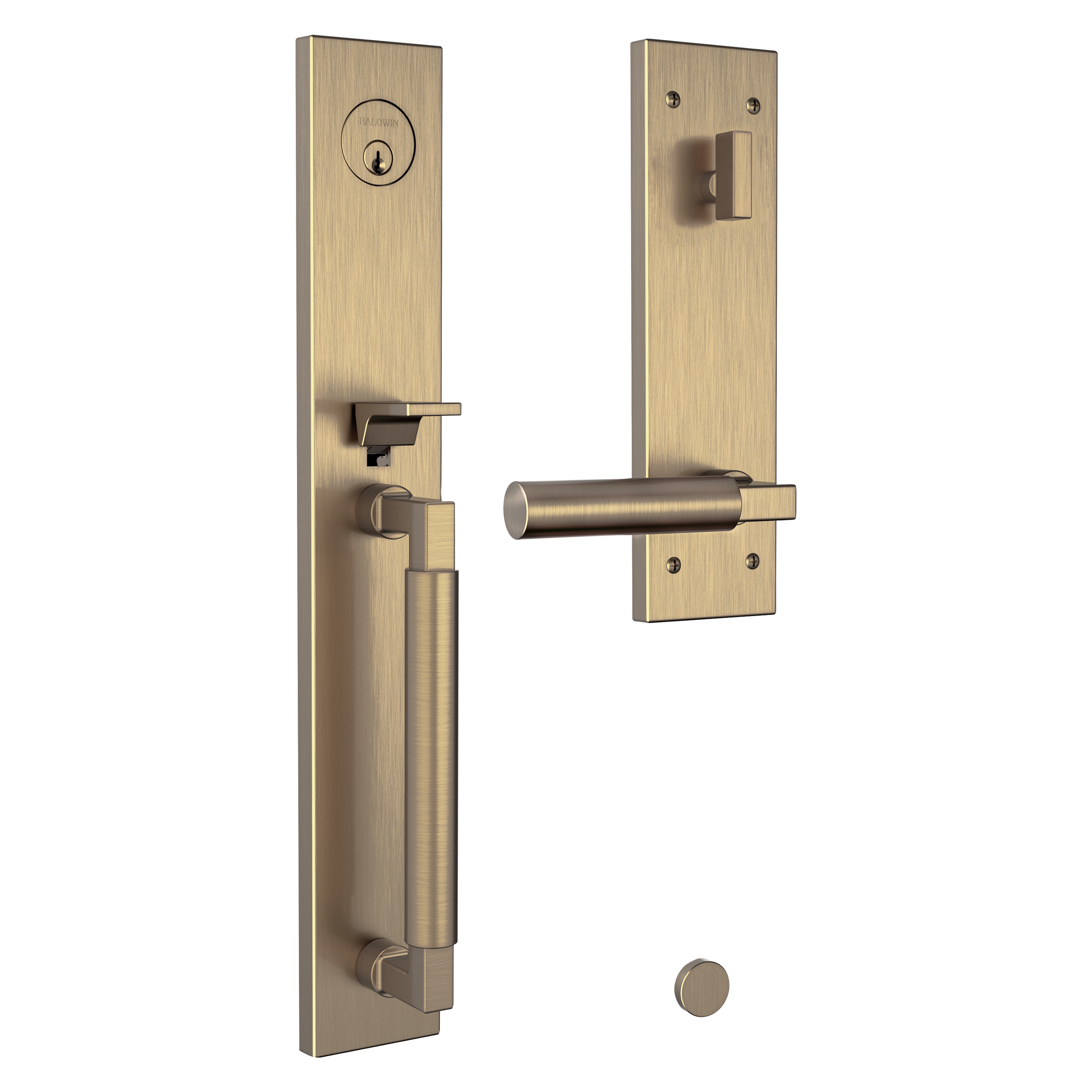 Baldwin Gramercy Egress Entrance Handleset with L029 Lever