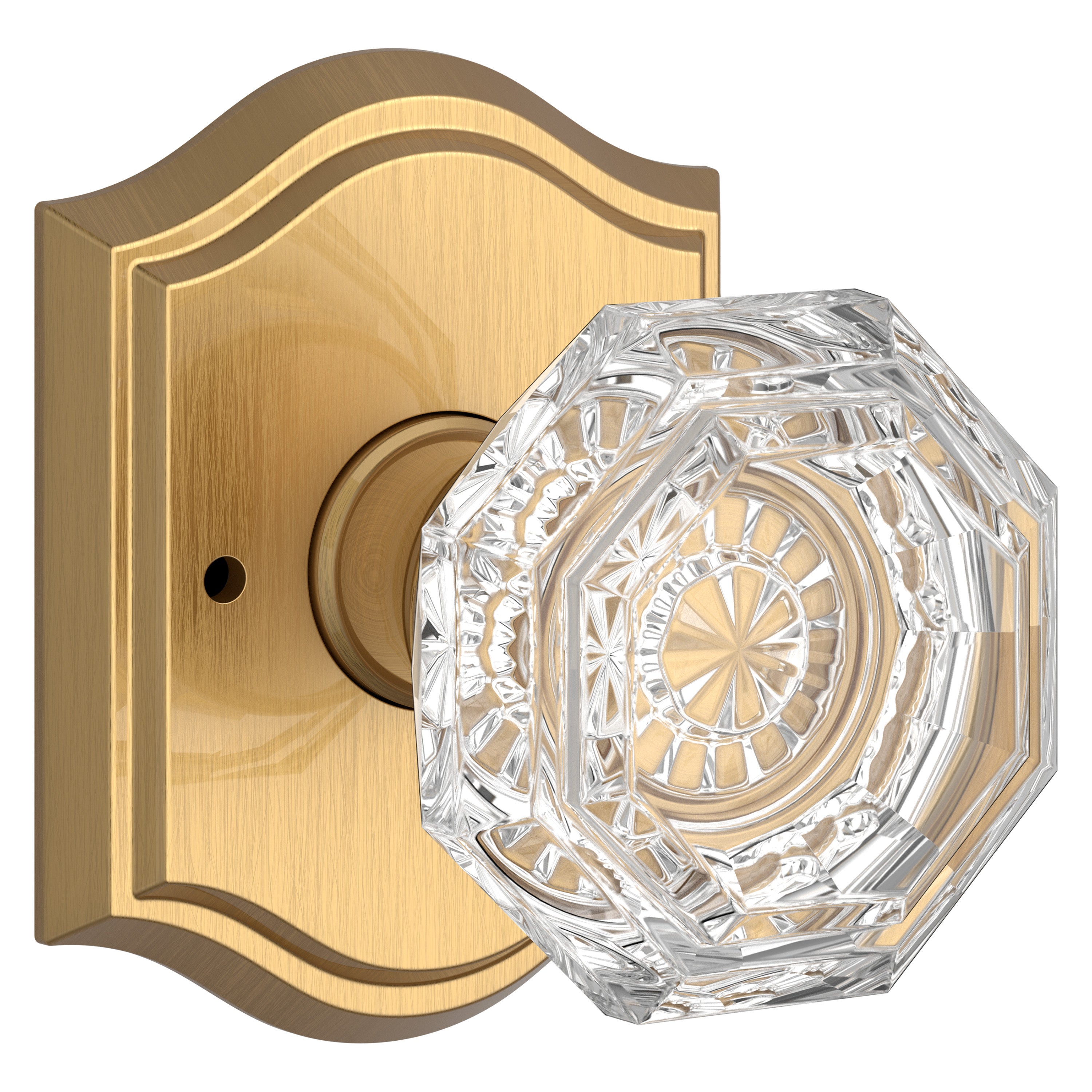 Baldwin Reserve Crystal Privacy Knob Set