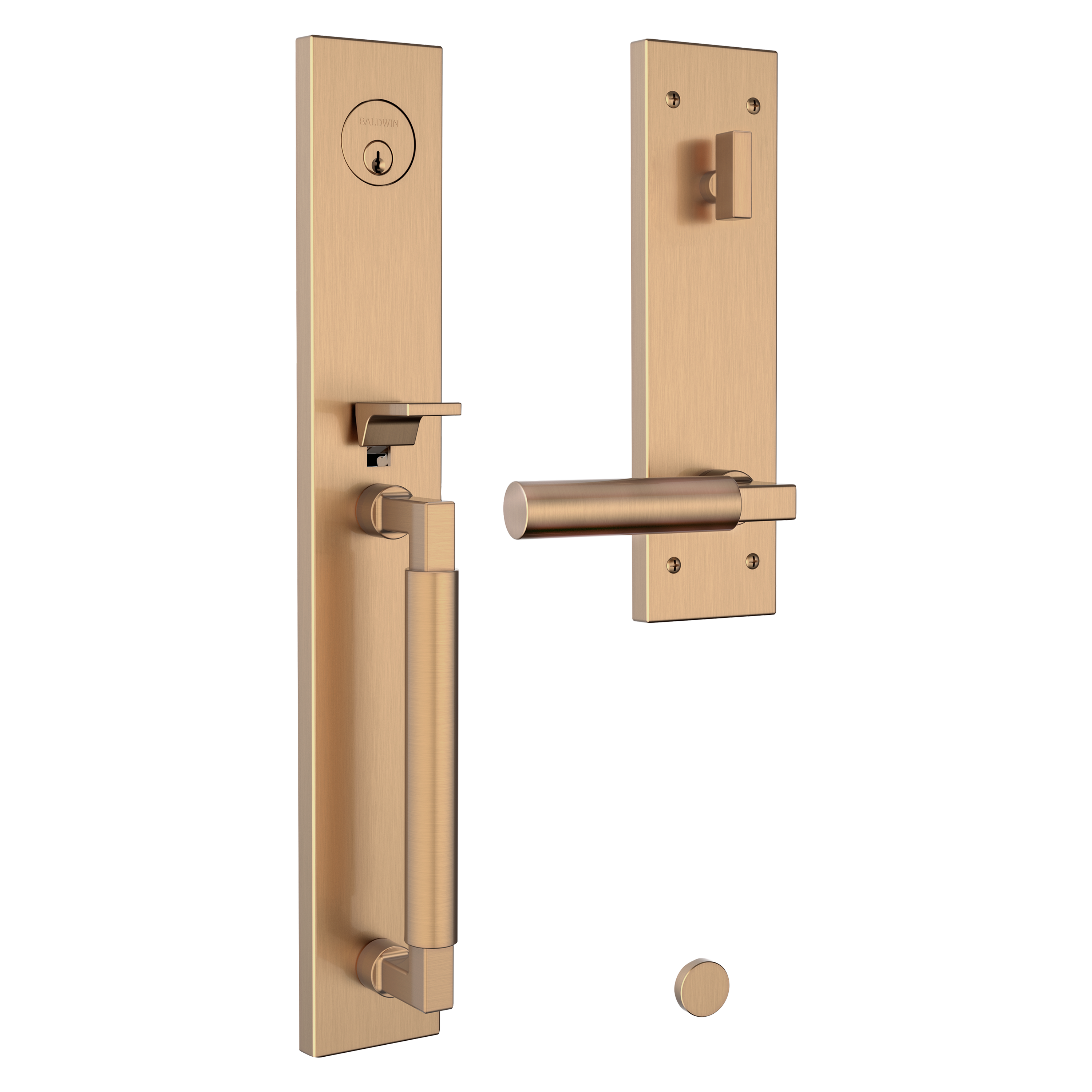 Baldwin Gramercy Egress Entrance Handleset with L029 Lever