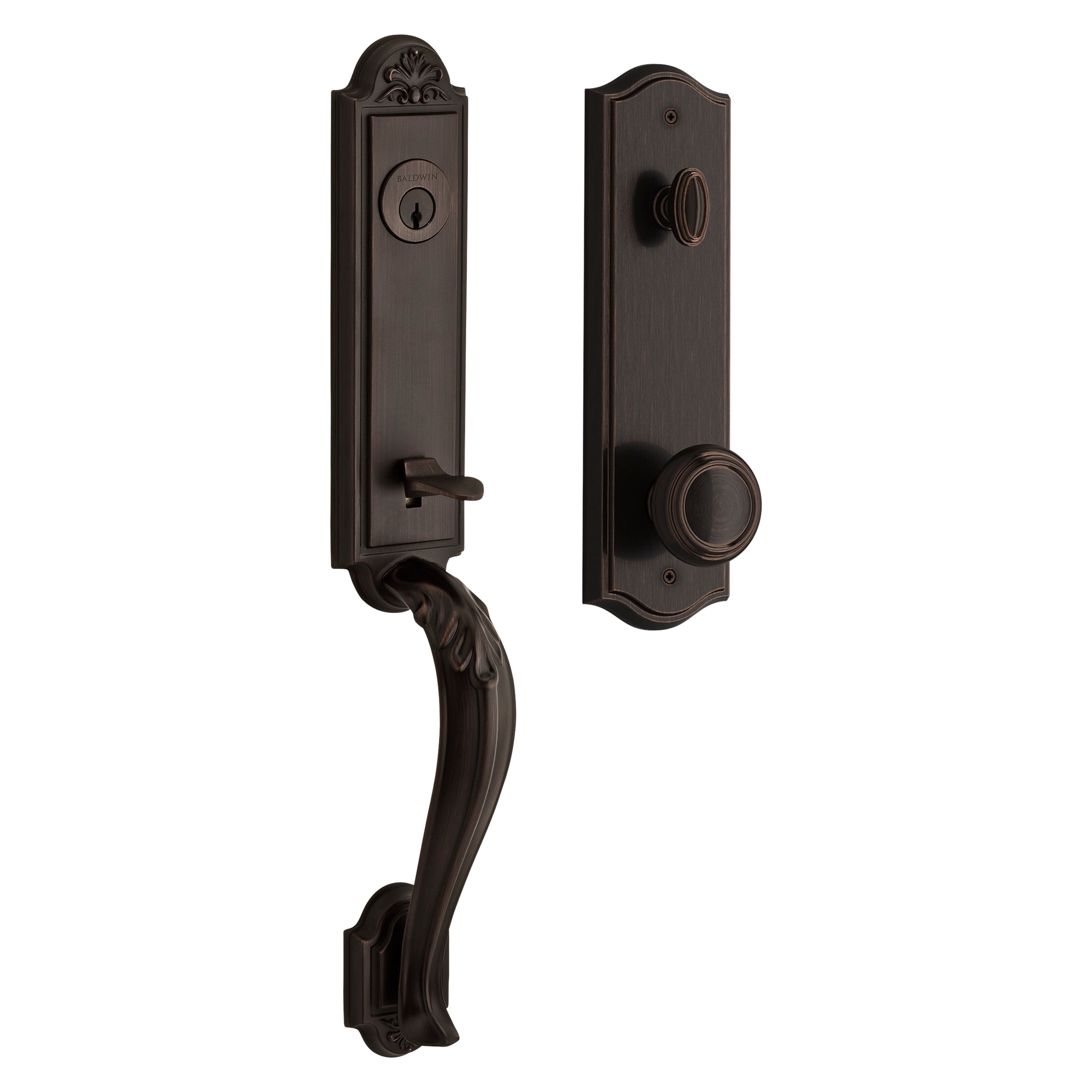 Baldwin Reserve Elizabeth Handleset With Traditional Knob