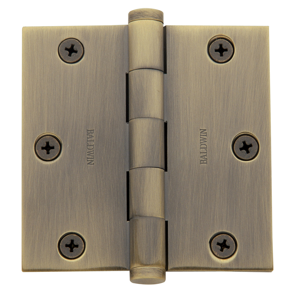 Baldwin 1035 3.5" x 3.5" NRP Square Corner Hinge