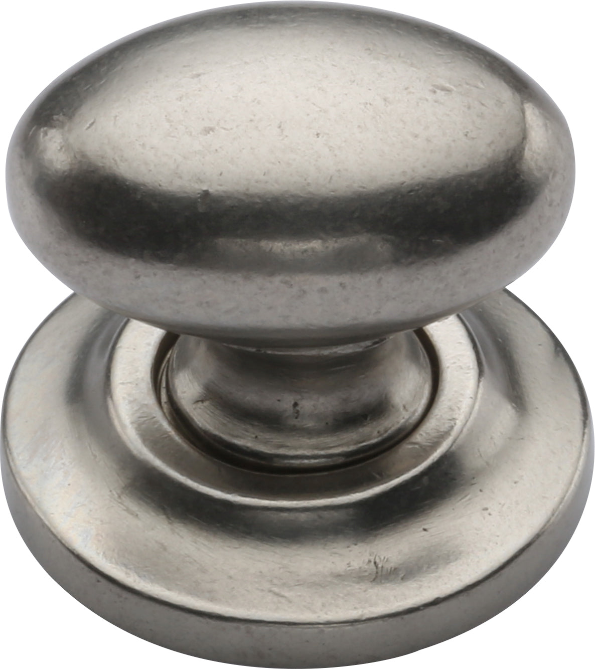 Ashley Norton Bronze Oval (Egg) Cabinet Knob on Rose