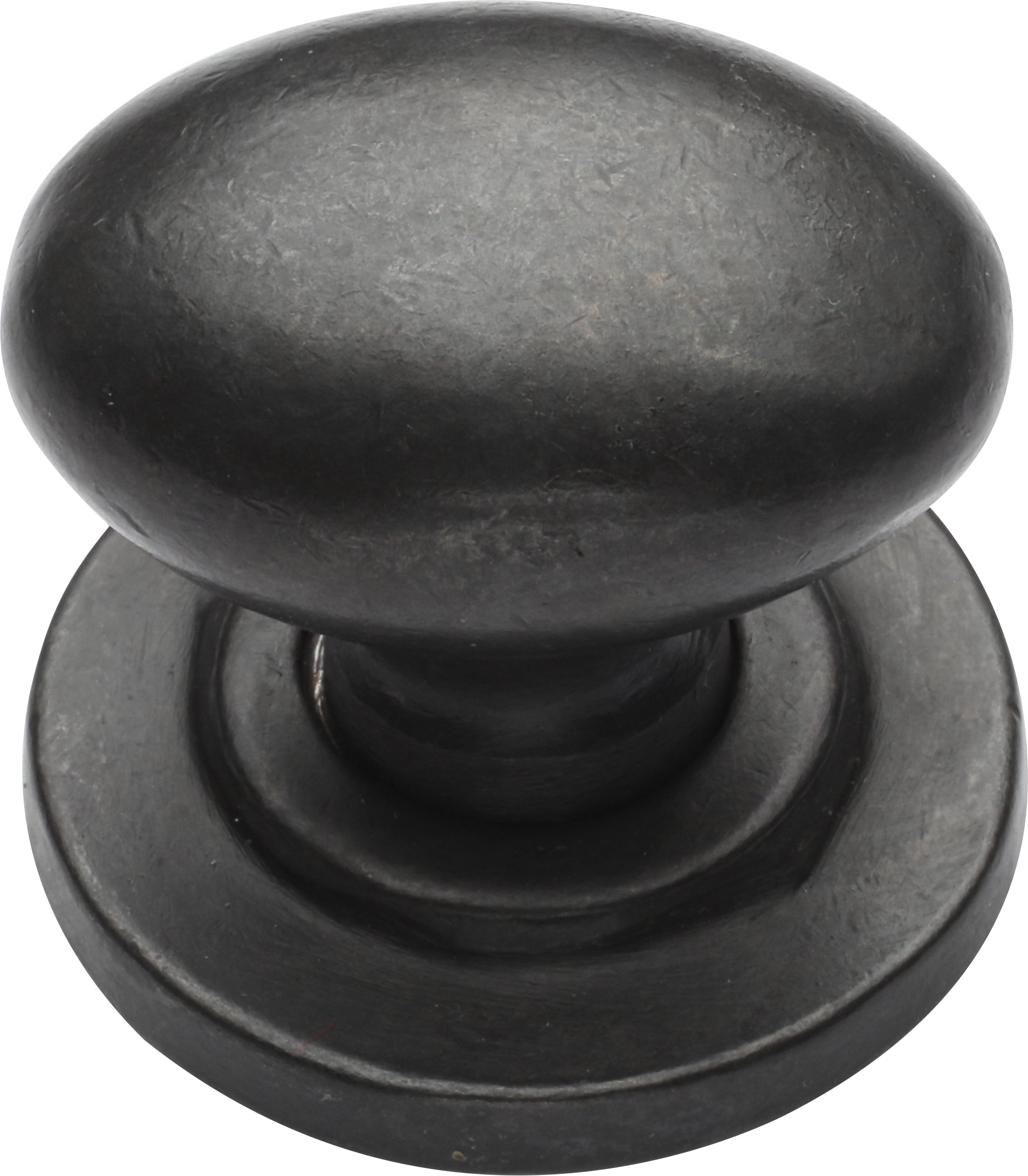 Ashley Norton Bronze Oval (Egg) Cabinet Knob on Rose