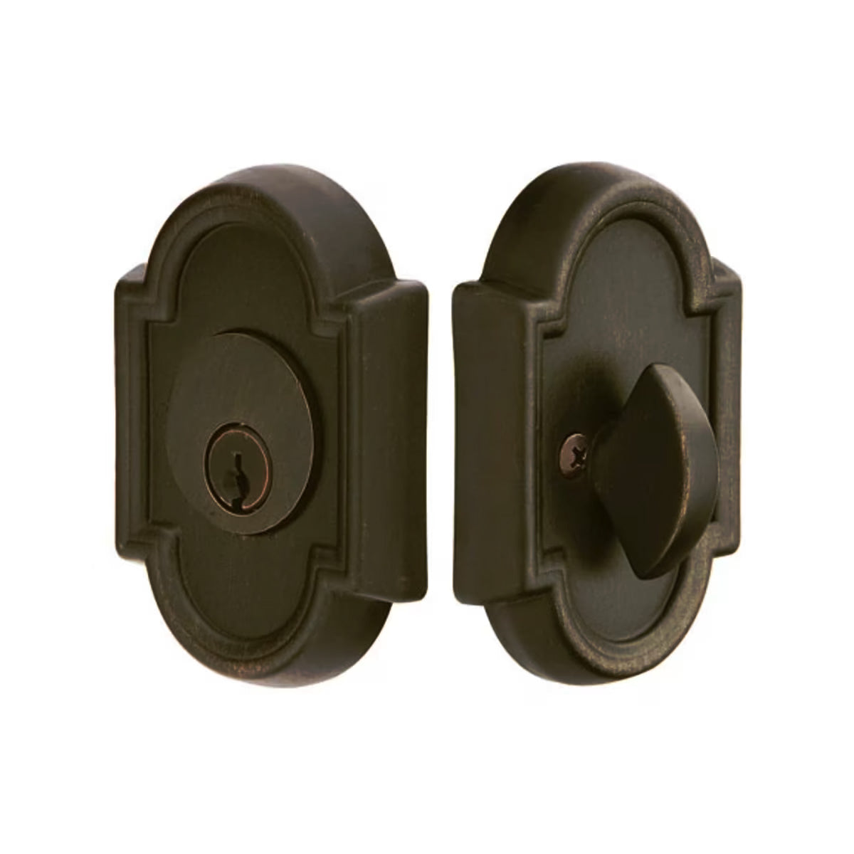 Emtek #11 Tuscany Bronze Rosette Deadbolt