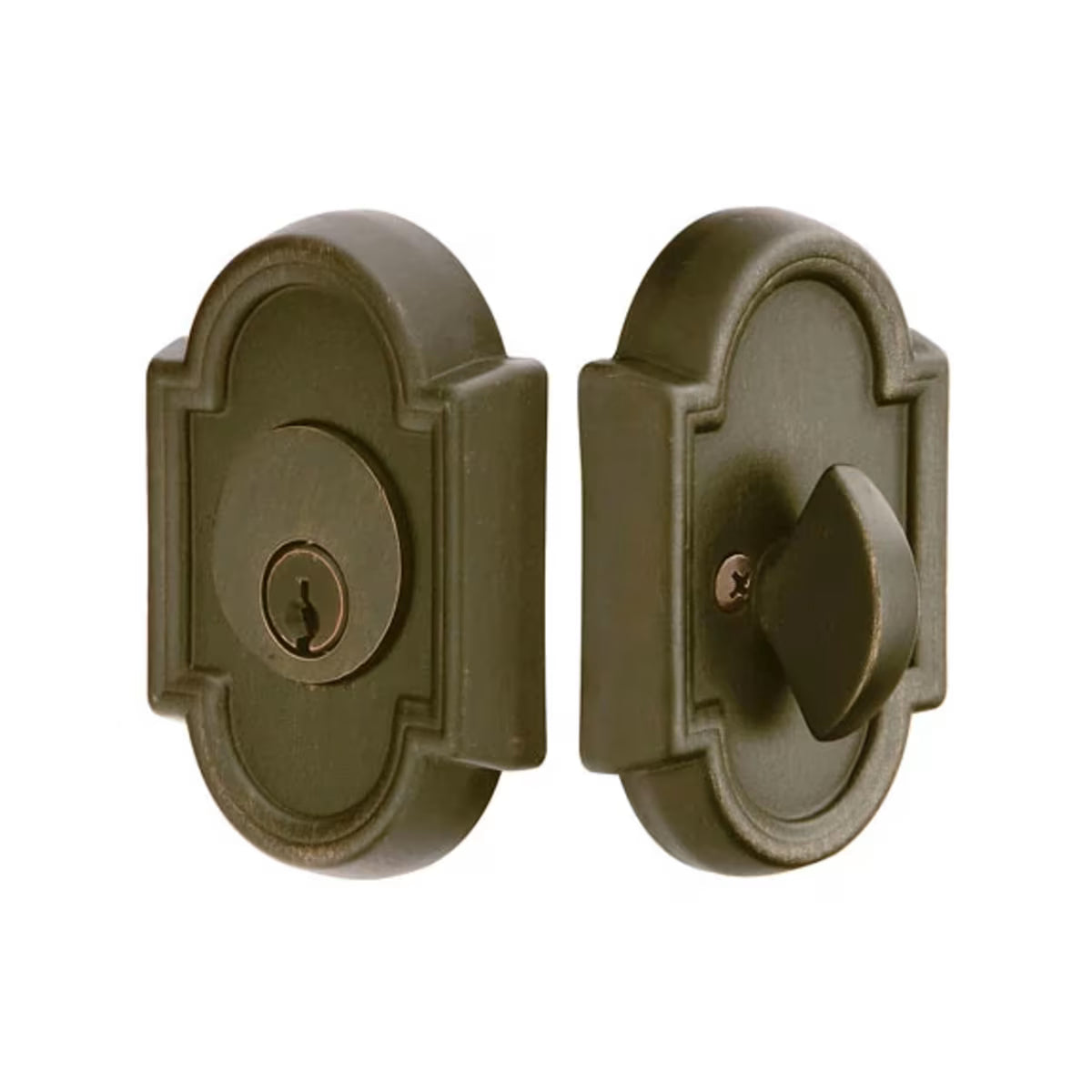 Emtek #11 Tuscany Bronze Rosette Deadbolt