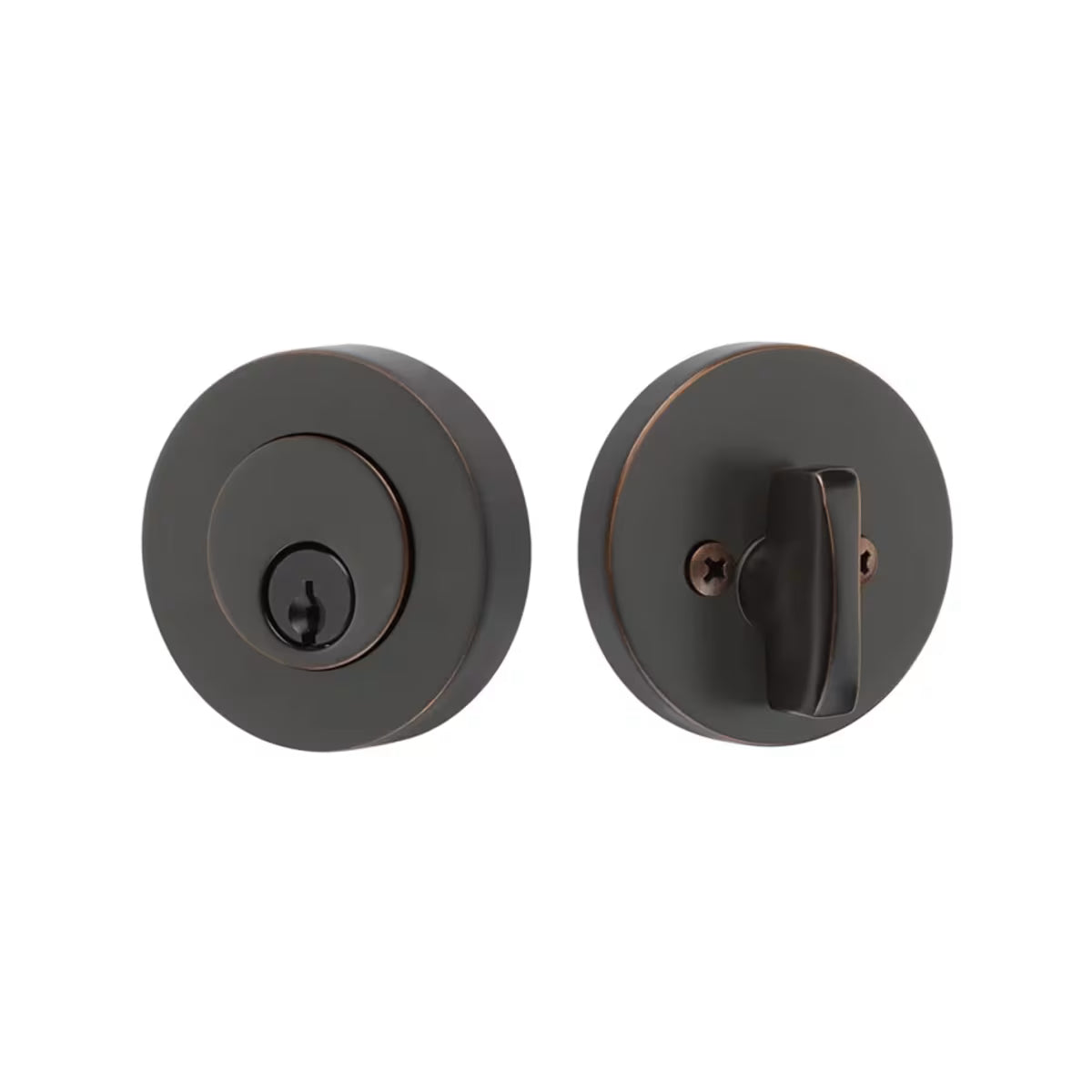 Emtek Modern Disc Rosette Deadbolt
