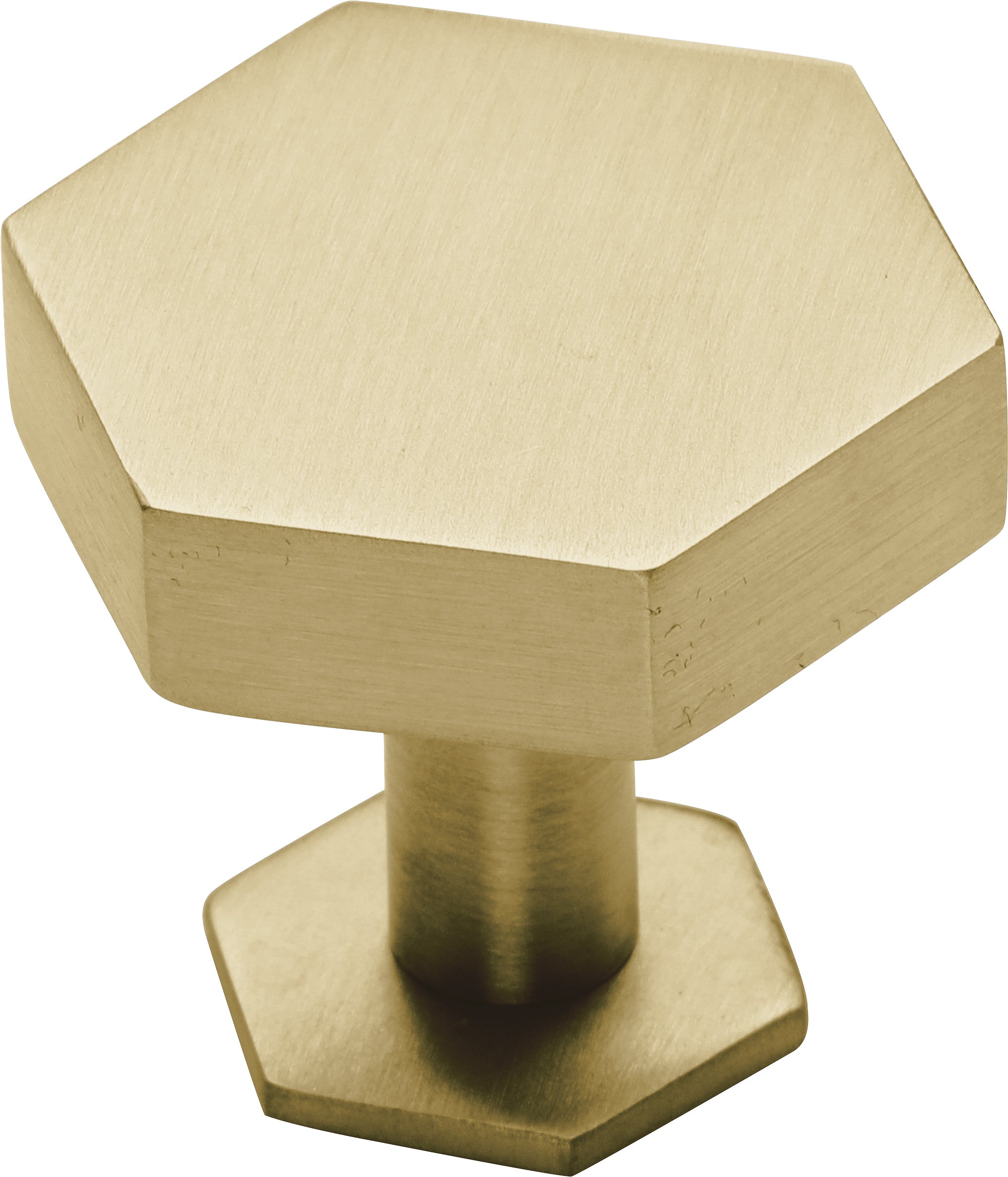 Ashley Norton Modern Hex Cabinet Knob with Rosette