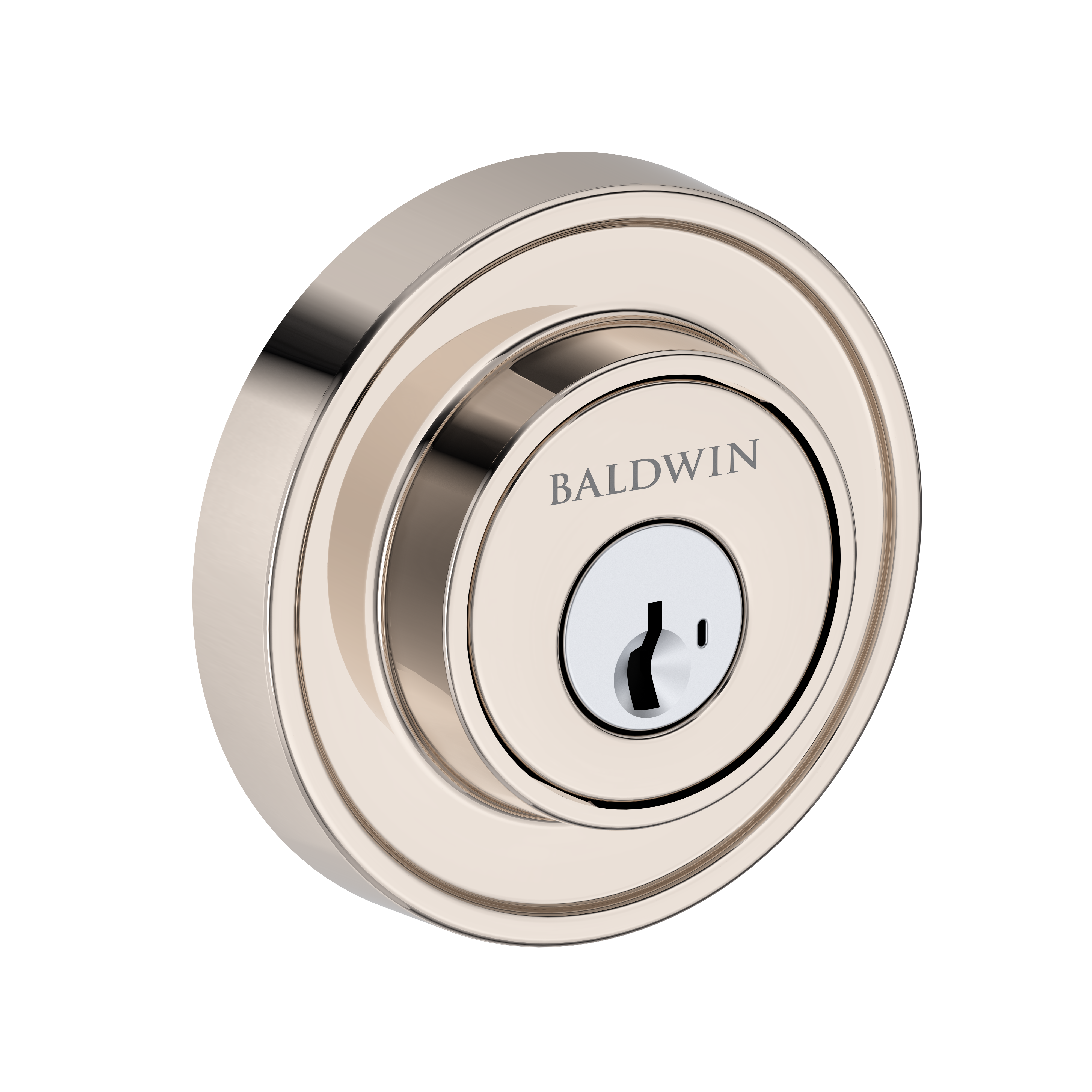 Baldwin Recessed Round Single Cylinder Deadbolt