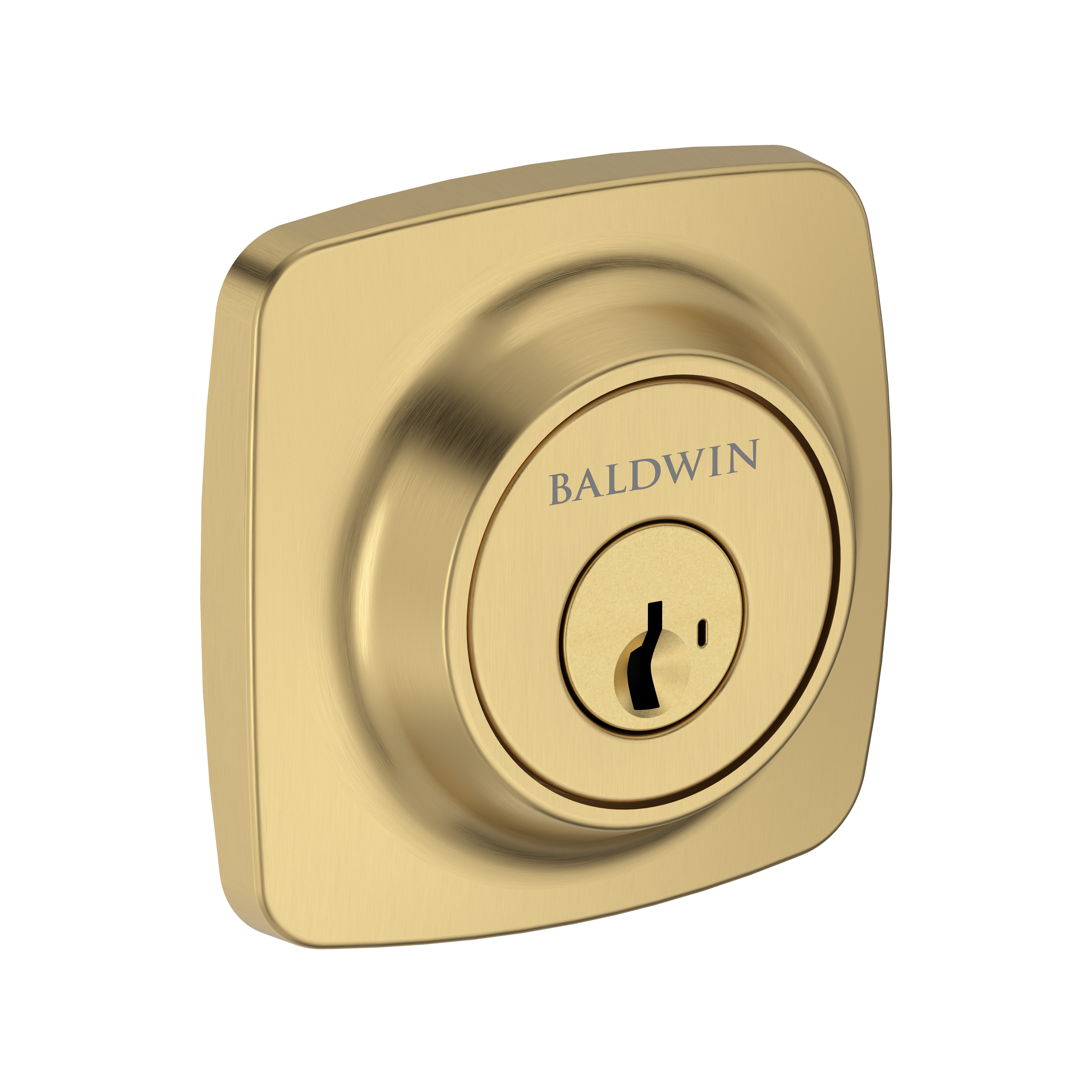 Baldwin Soft Square Single Cylinder Deadbolt
