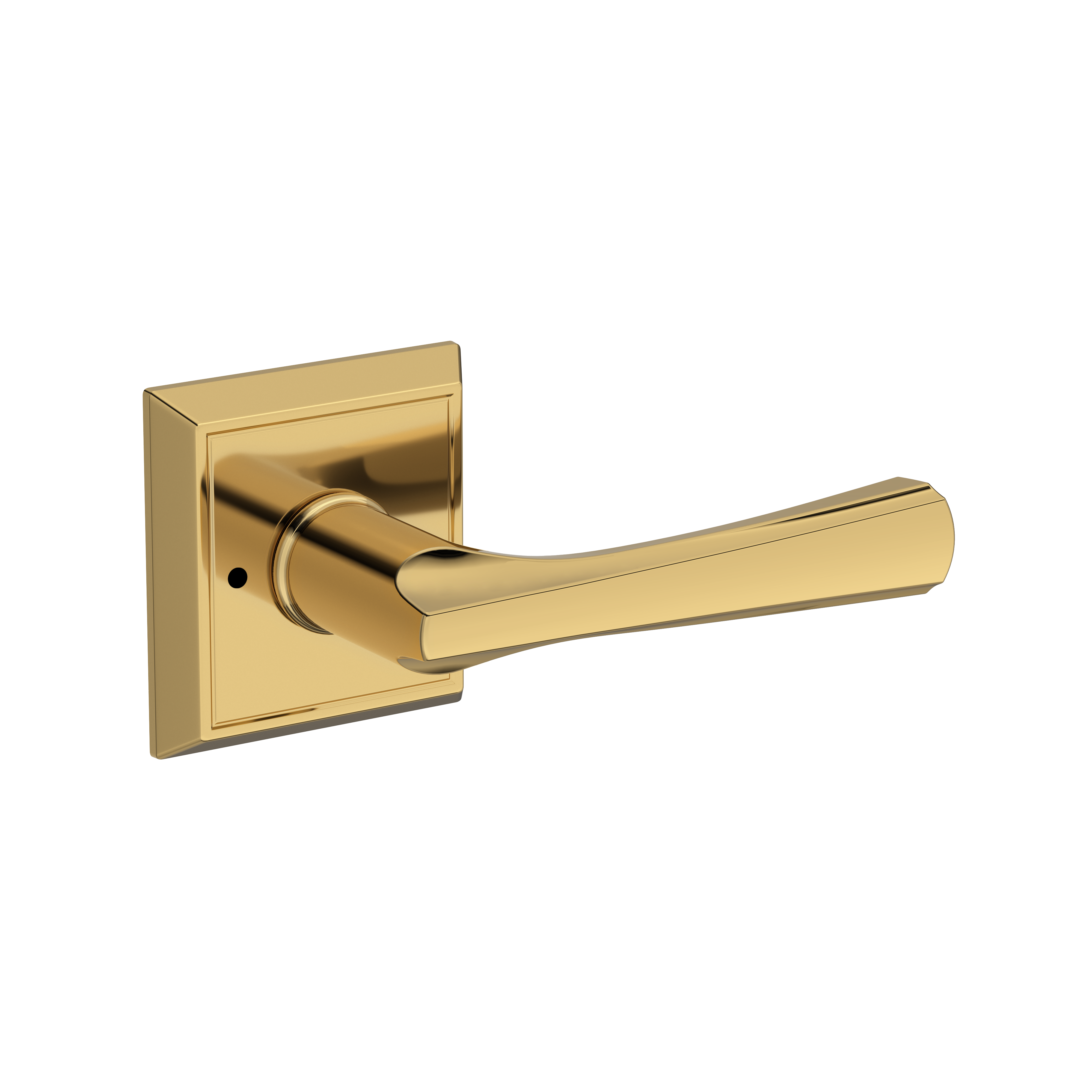 Baldwin Wyndcliff Lever Set with Chamfered Square Rose