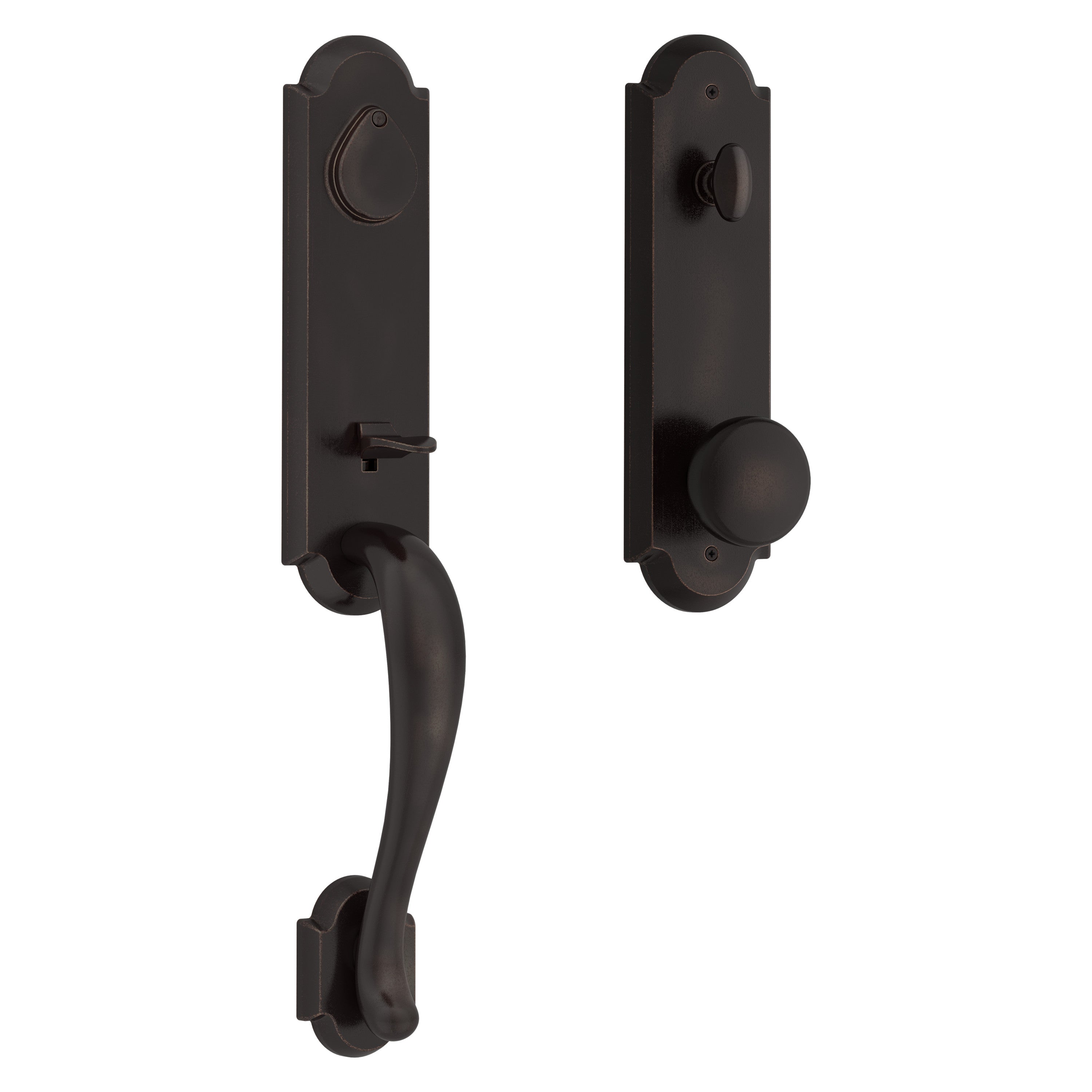 Baldwin Reserve Kodiak Handleset With Rustic Knob
