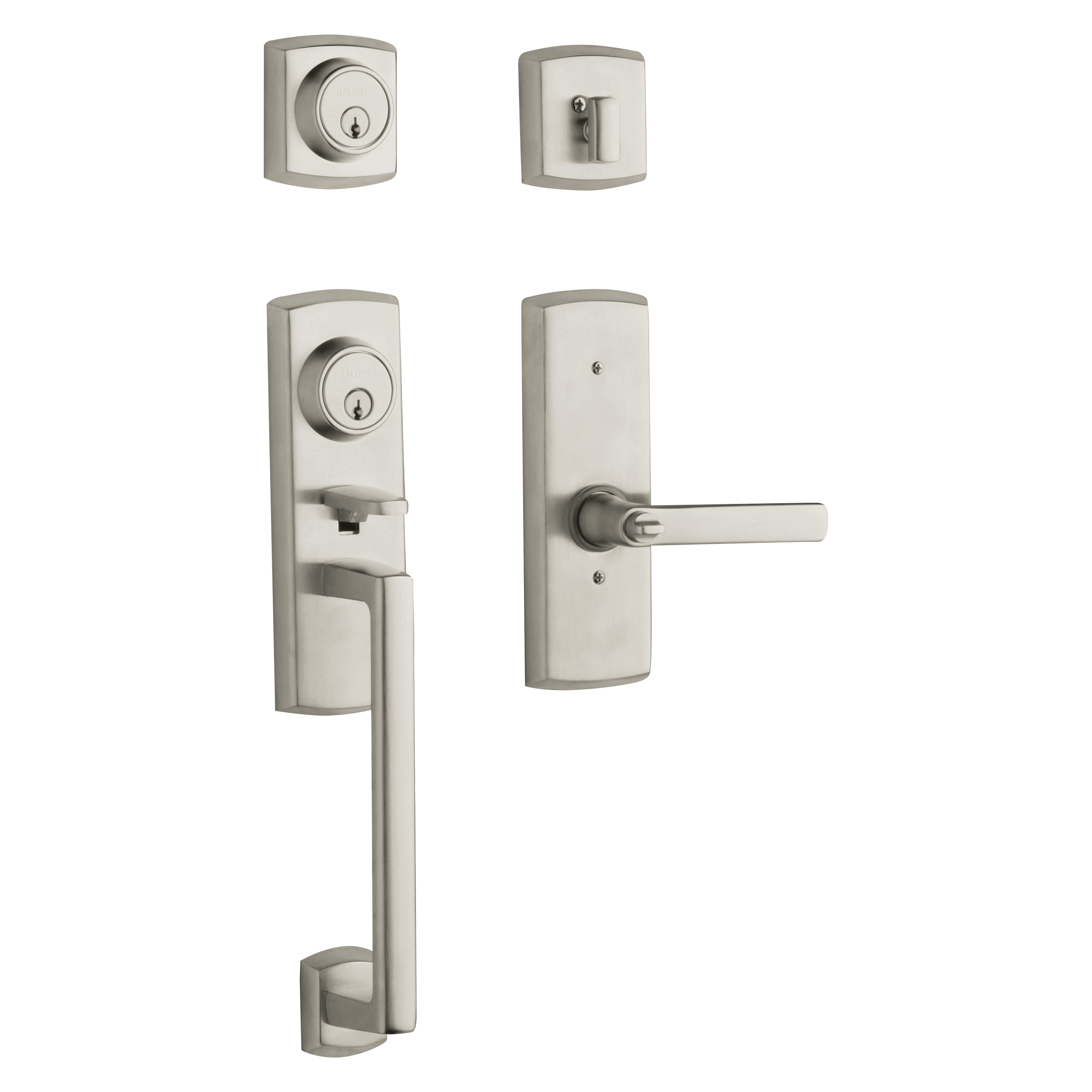 Baldwin Soho 2-Point Handleset with Soho Lever
