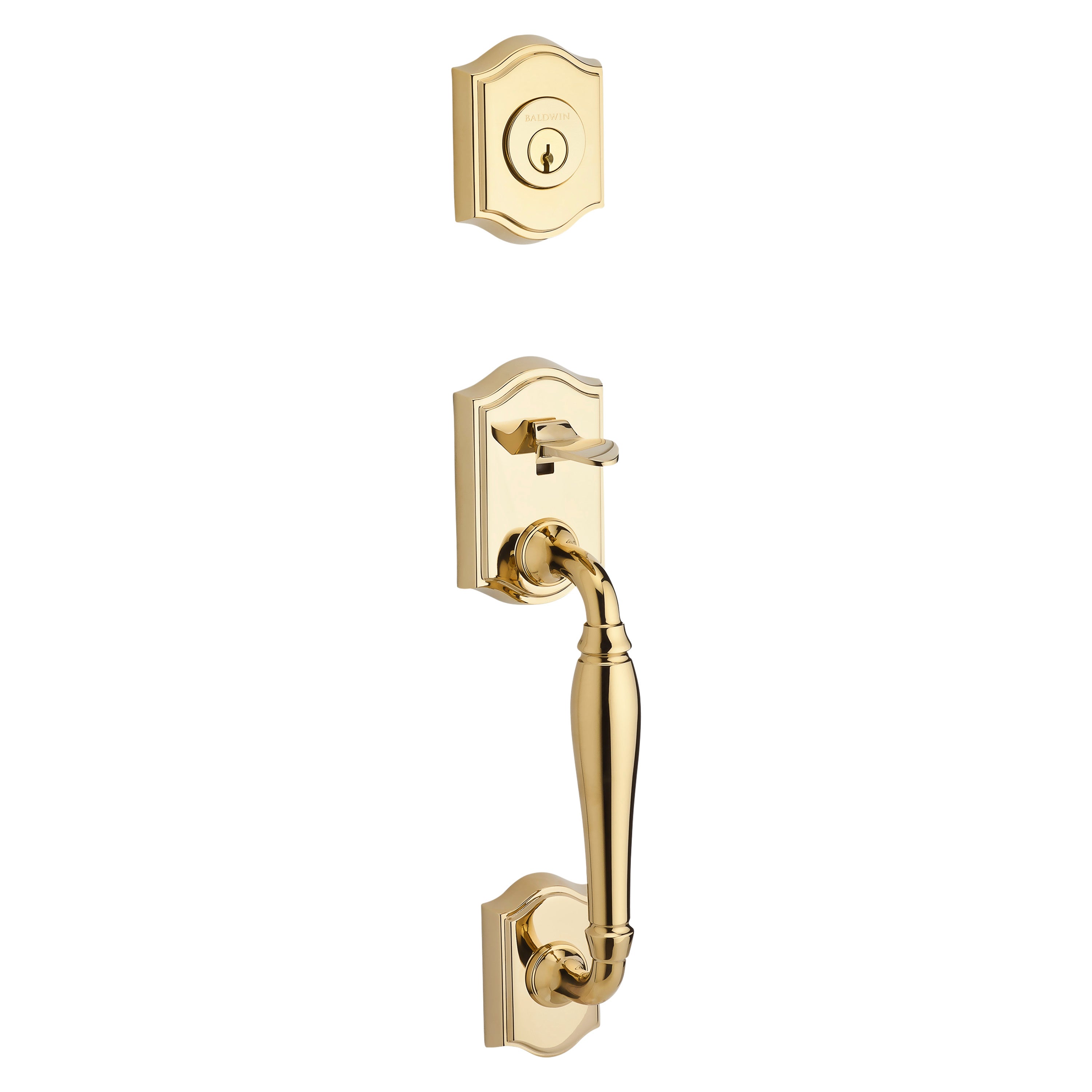 Baldwin Reserve Westcliff Single Cylinder Handleset With Ellipse Knob