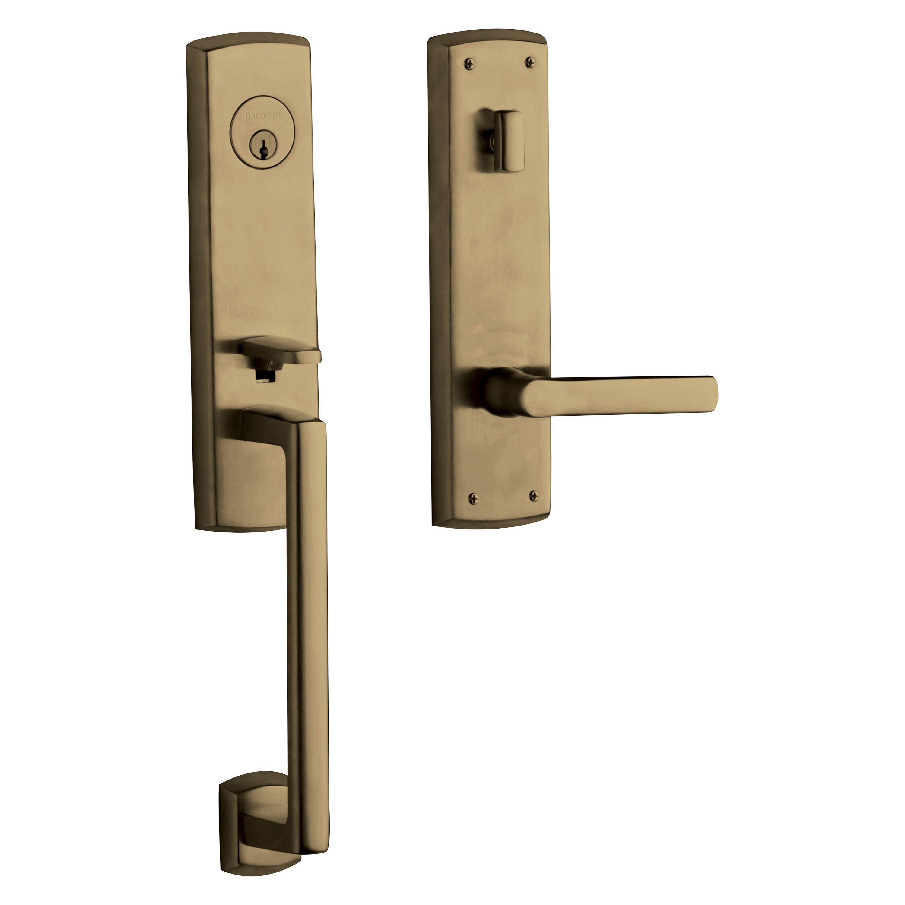Baldwin Soho Single Cylinder Handleset with 5485V Lever