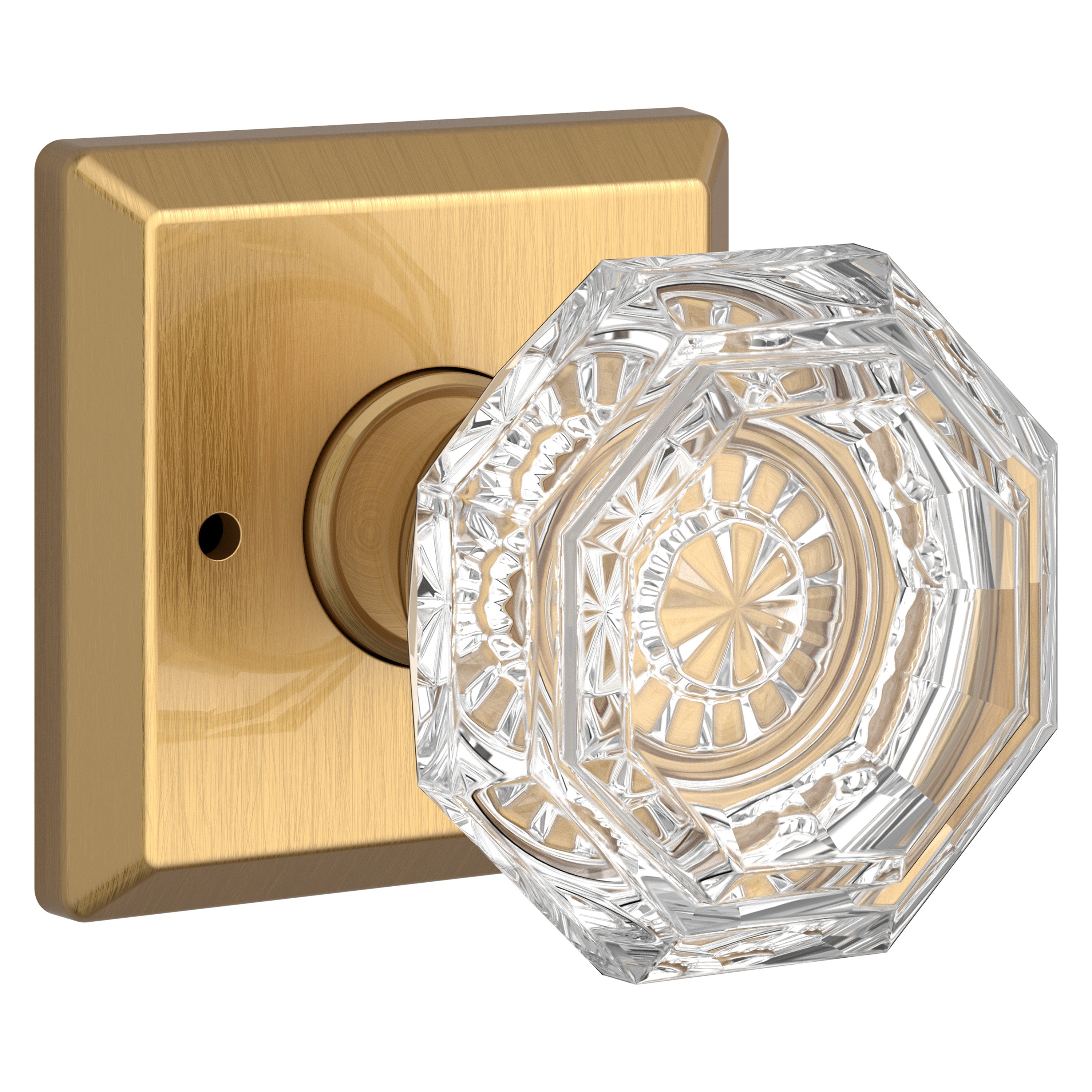 Baldwin Reserve Crystal Privacy Knob Set