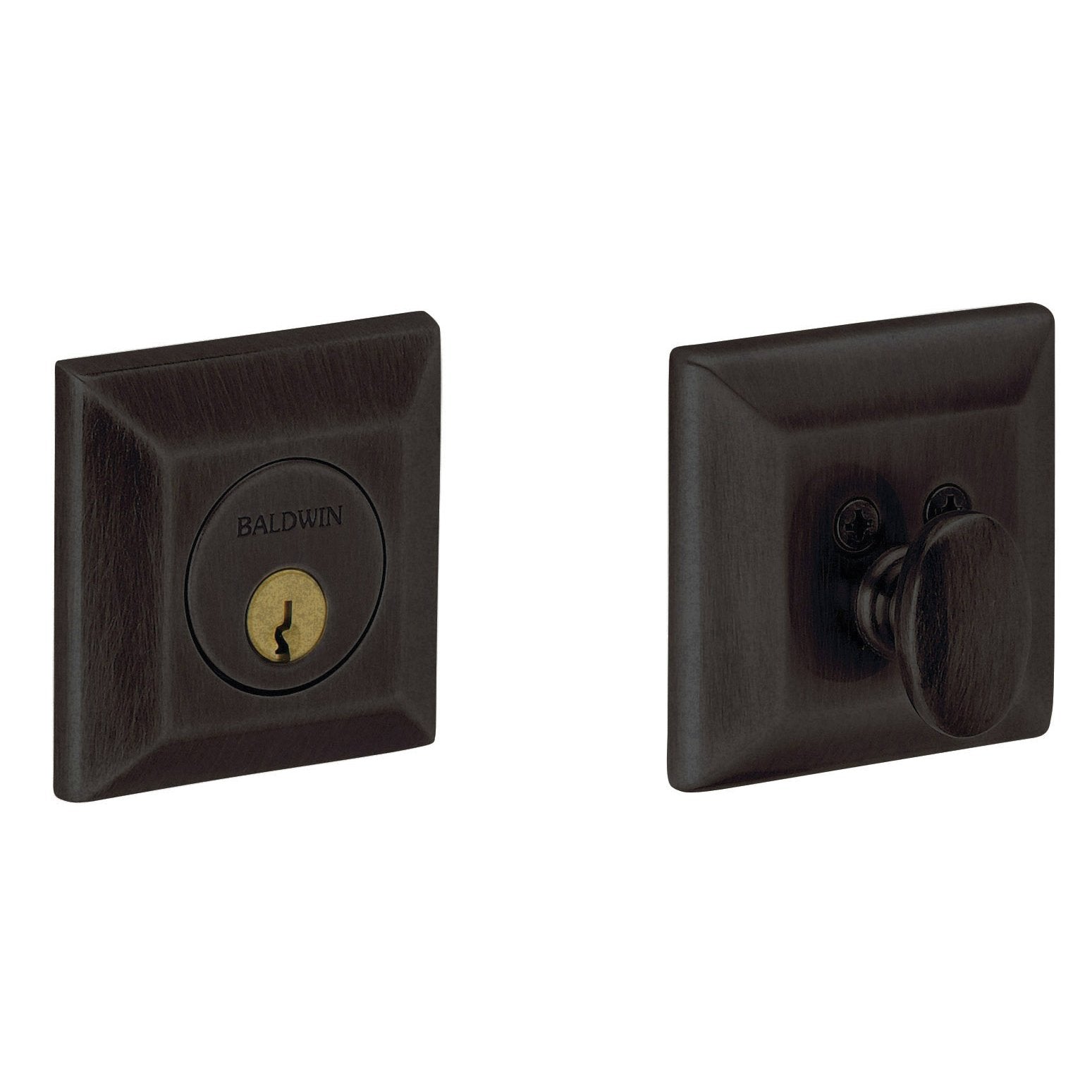 Baldwin 8254 Squared Single Cylinder Deadbolt