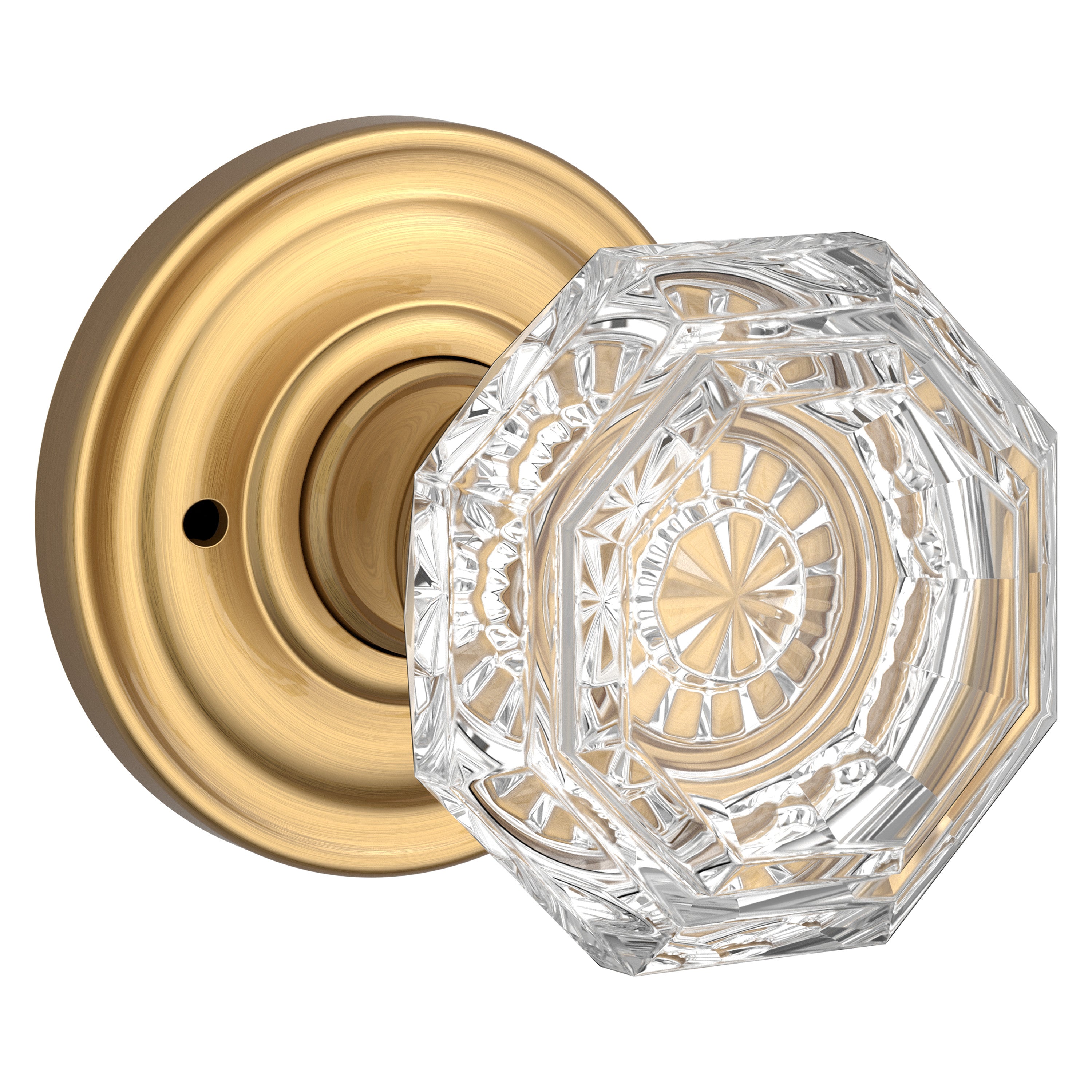 Baldwin Reserve Crystal Privacy Knob Set
