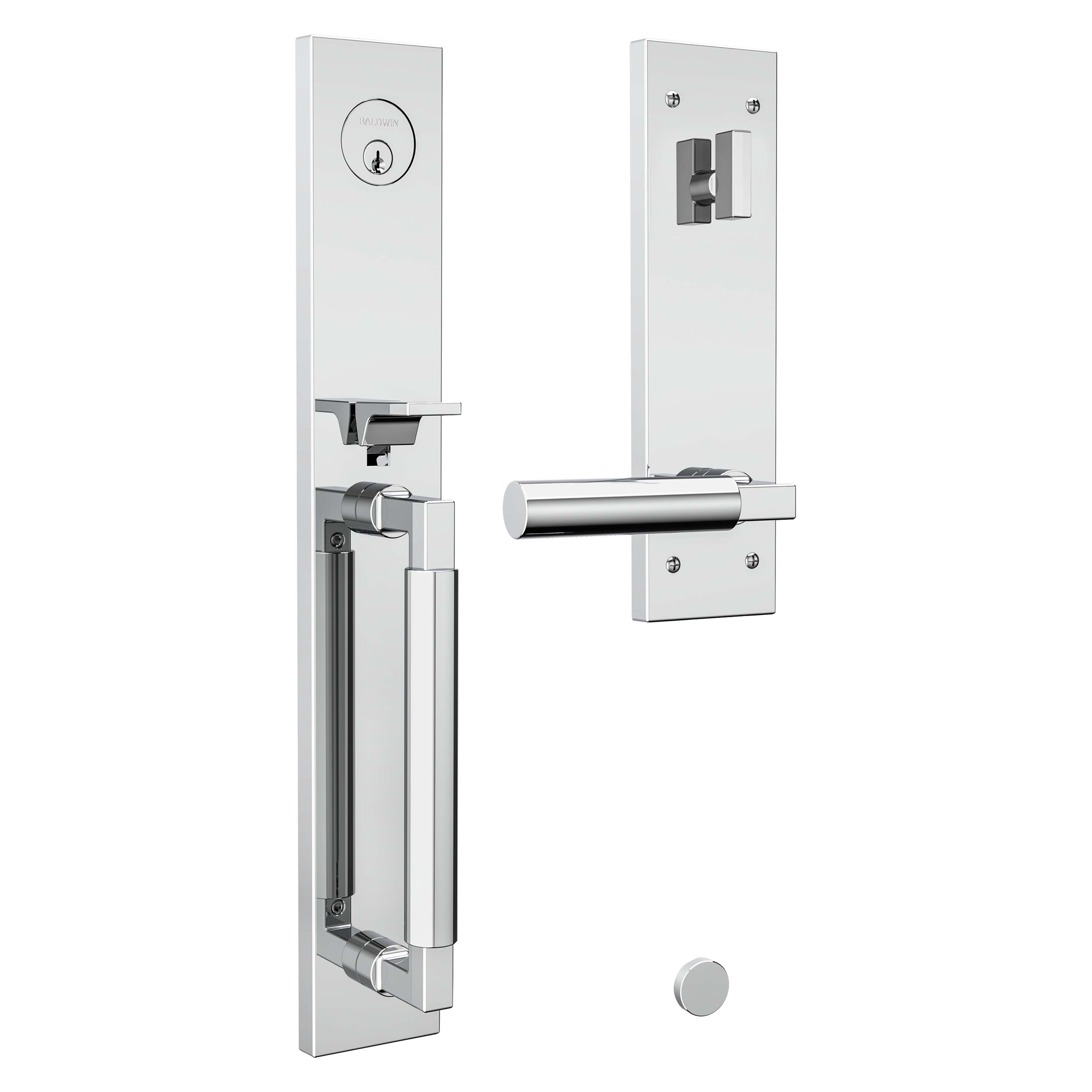 Baldwin Gramercy Egress Entrance Handleset with L029 Lever