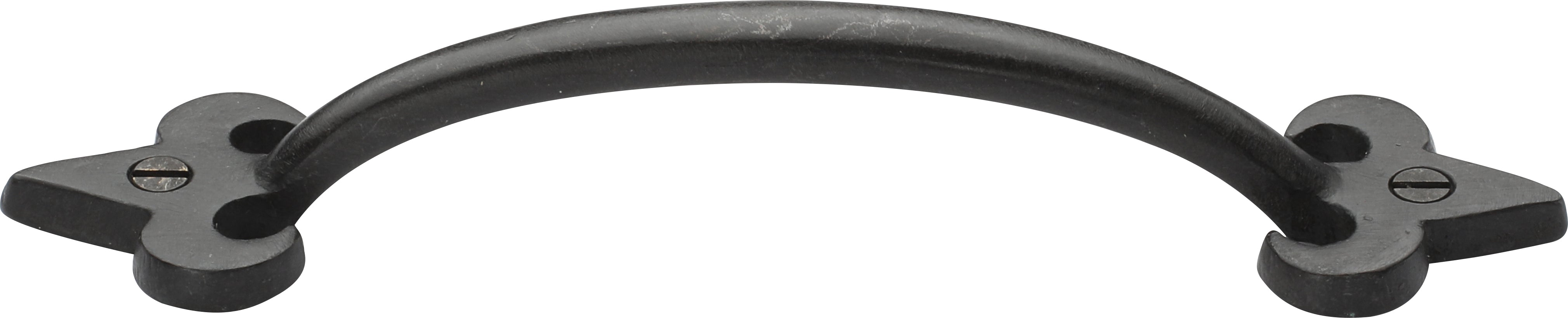 Ashley Norton Bronze Front Mounted Fleur-de-lis Cabinet Pull