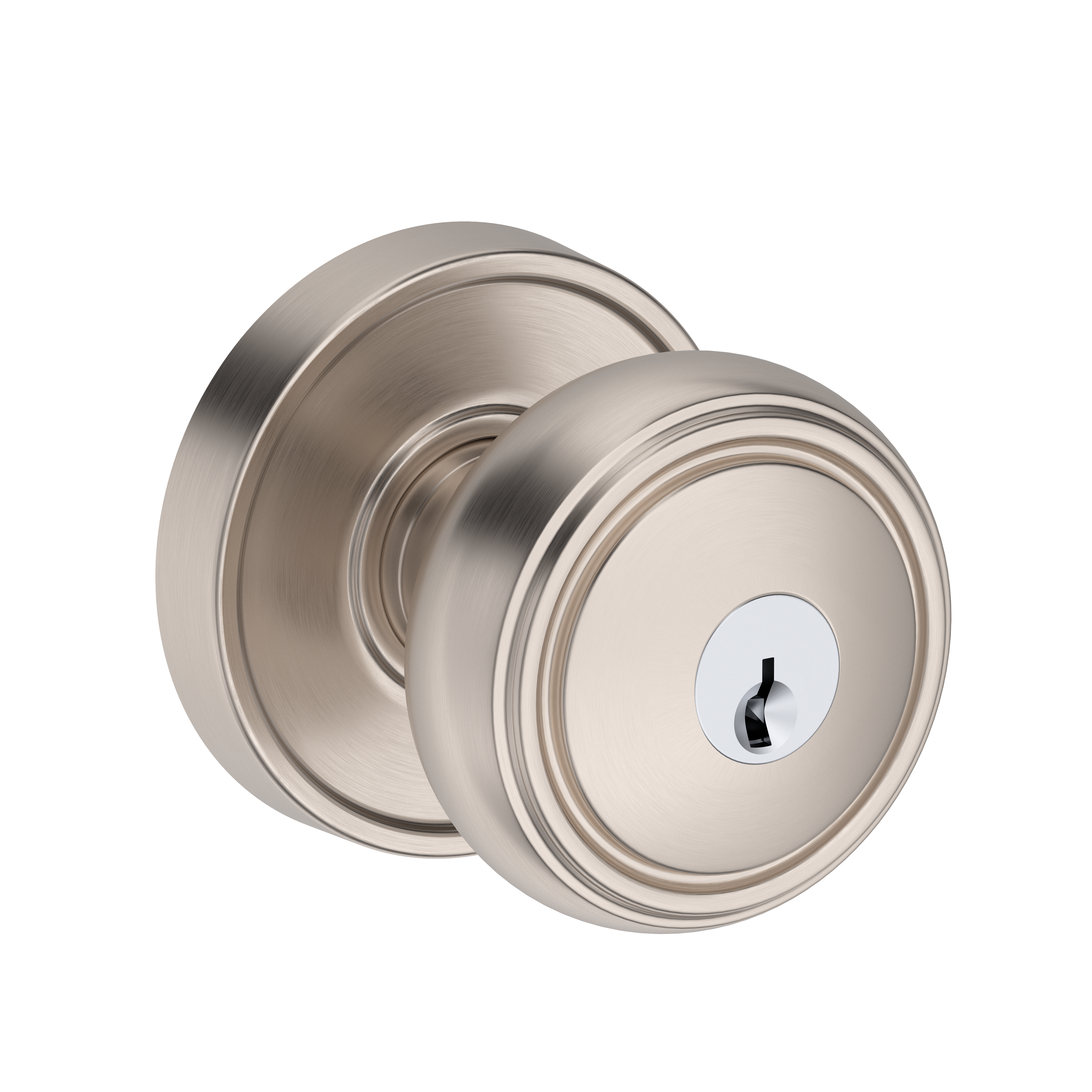 Baldwin Bremerton Knob Set with Recessed Round Rose