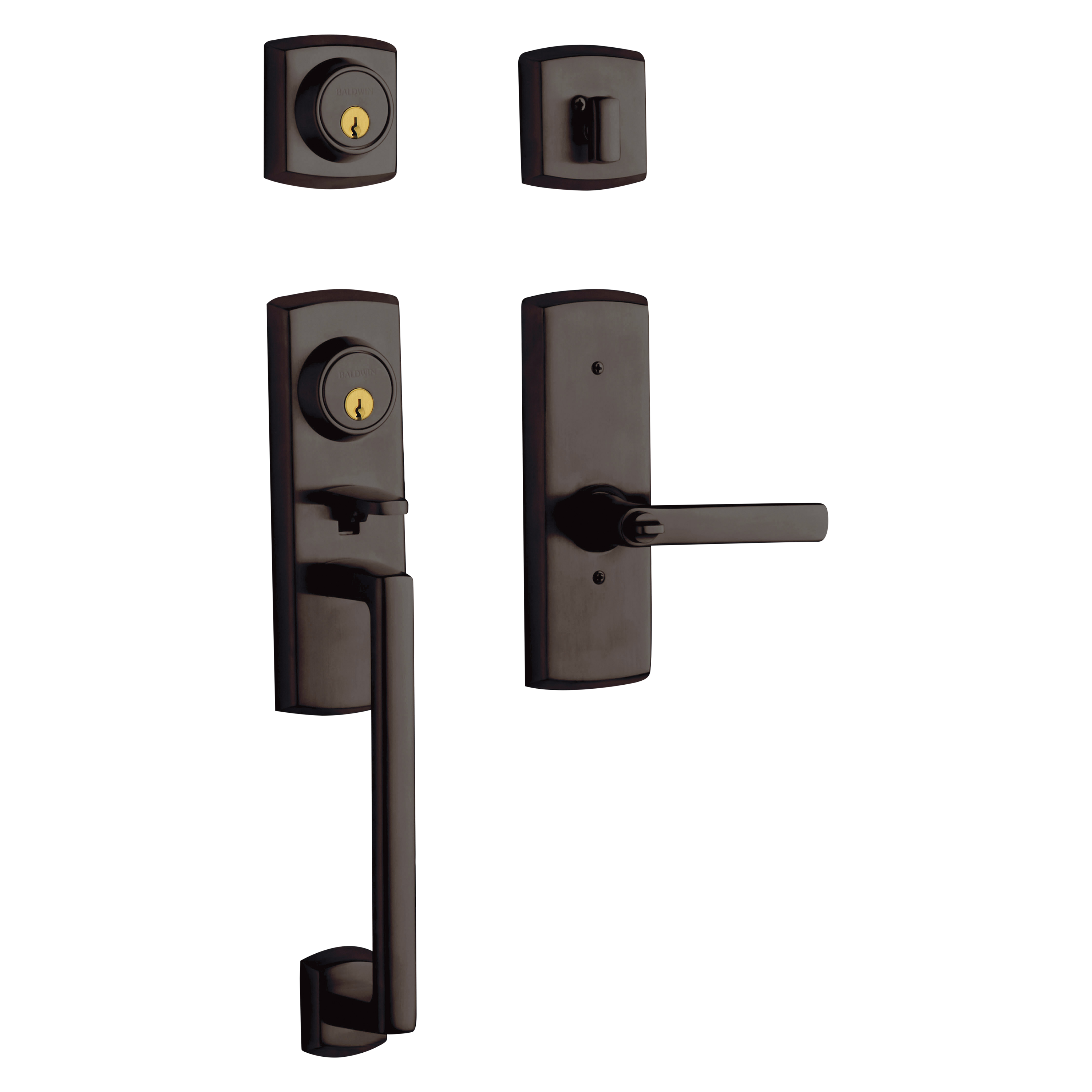 Baldwin Soho 2-Point Handleset with Soho Lever