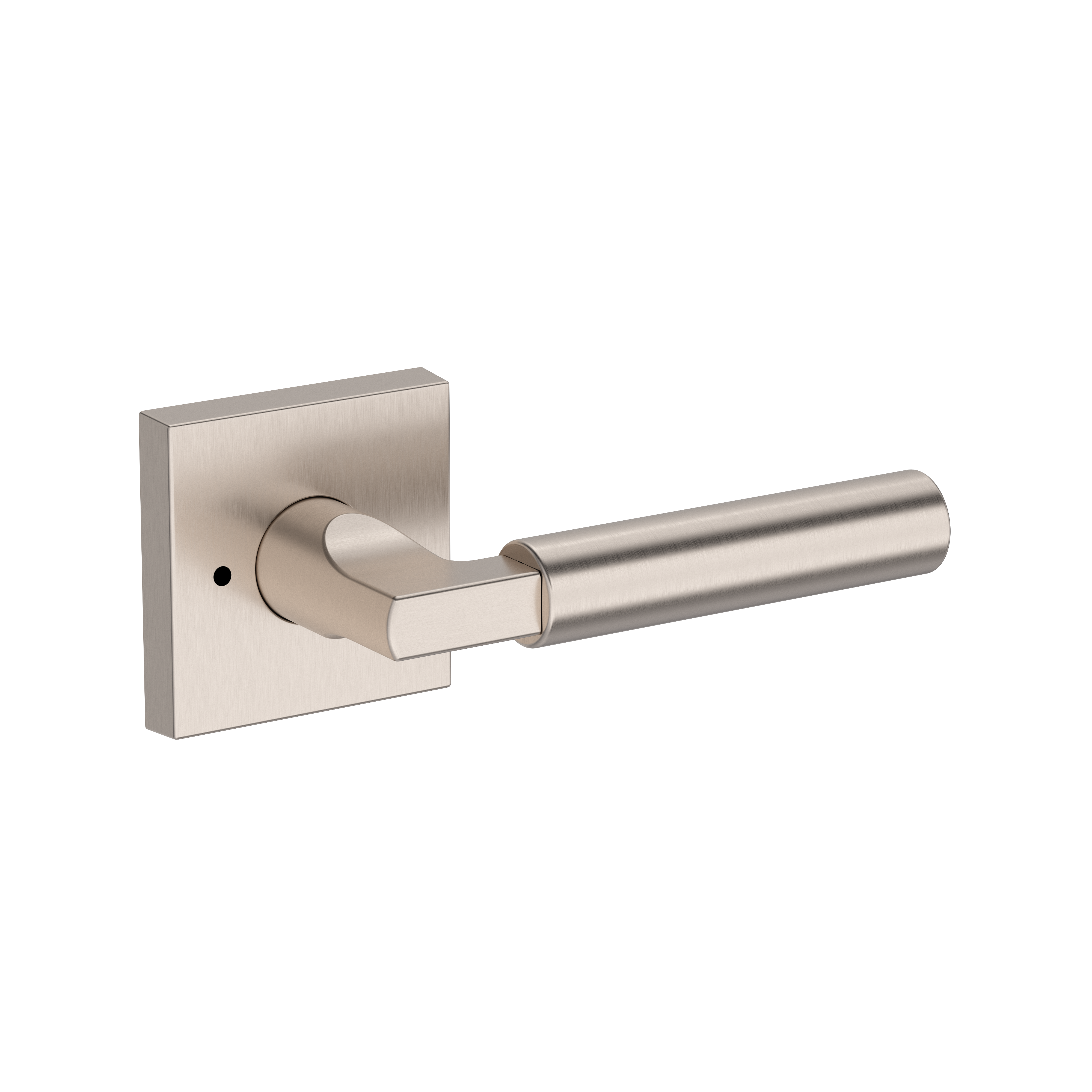 Baldwin Lake Forest Lever Set with Contemporary Square Rose