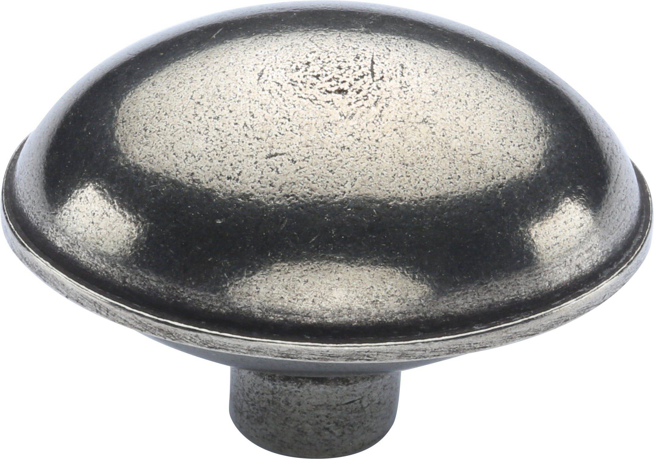 Manzoni Dome Top Pewter Cabinet Knob